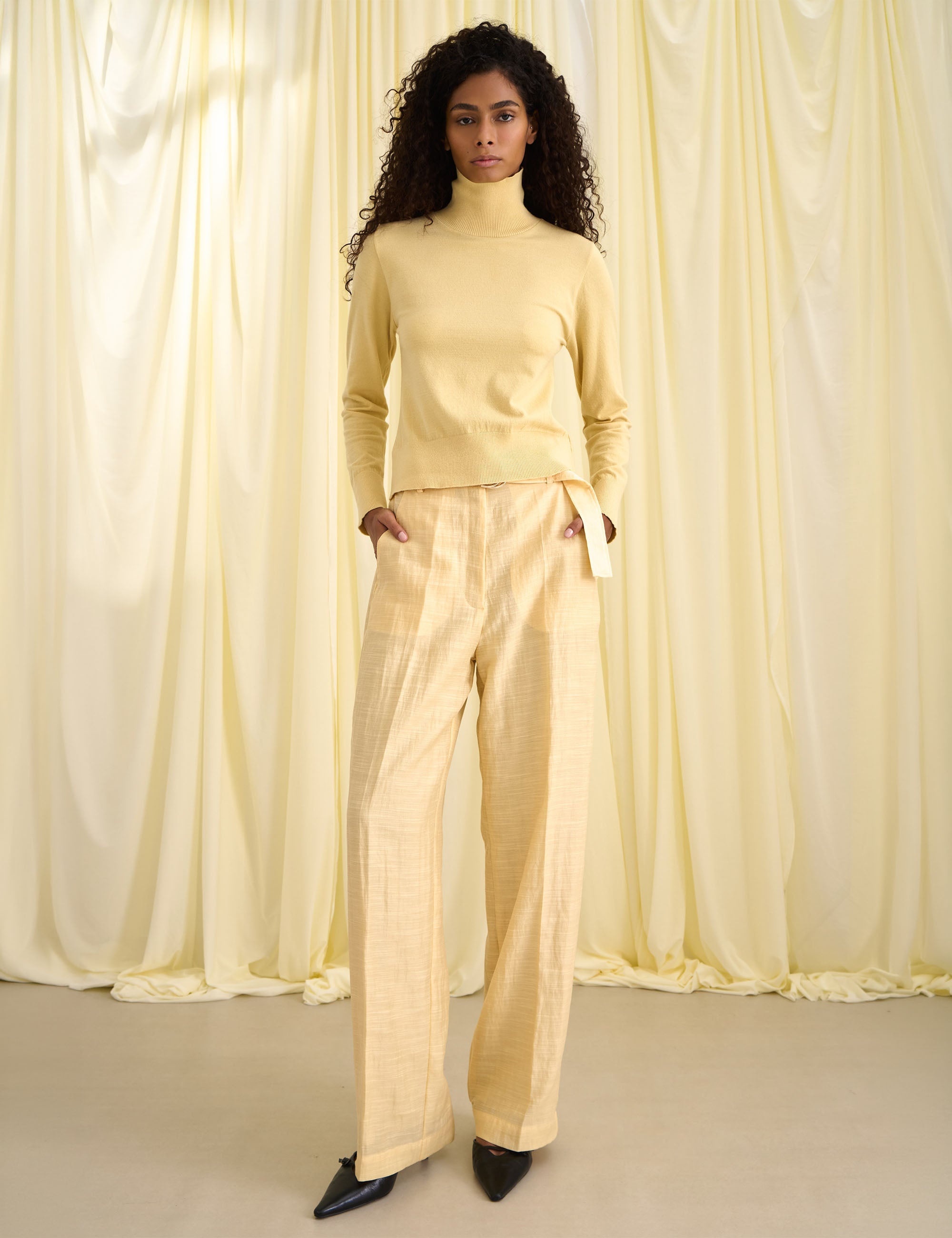 Conjunto Johana Rayon Amarelo