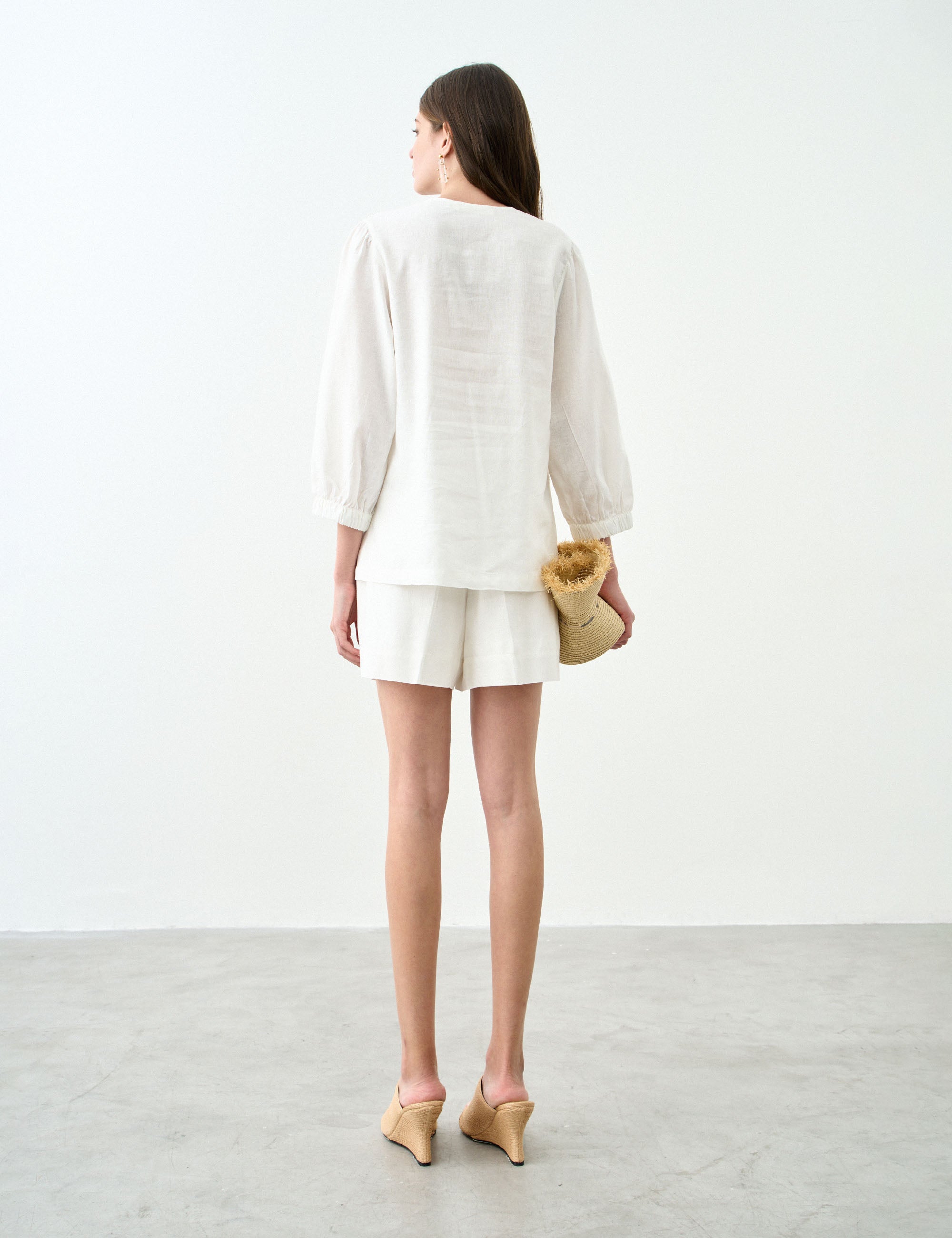 Conjunto Lira Viscolinho Off White