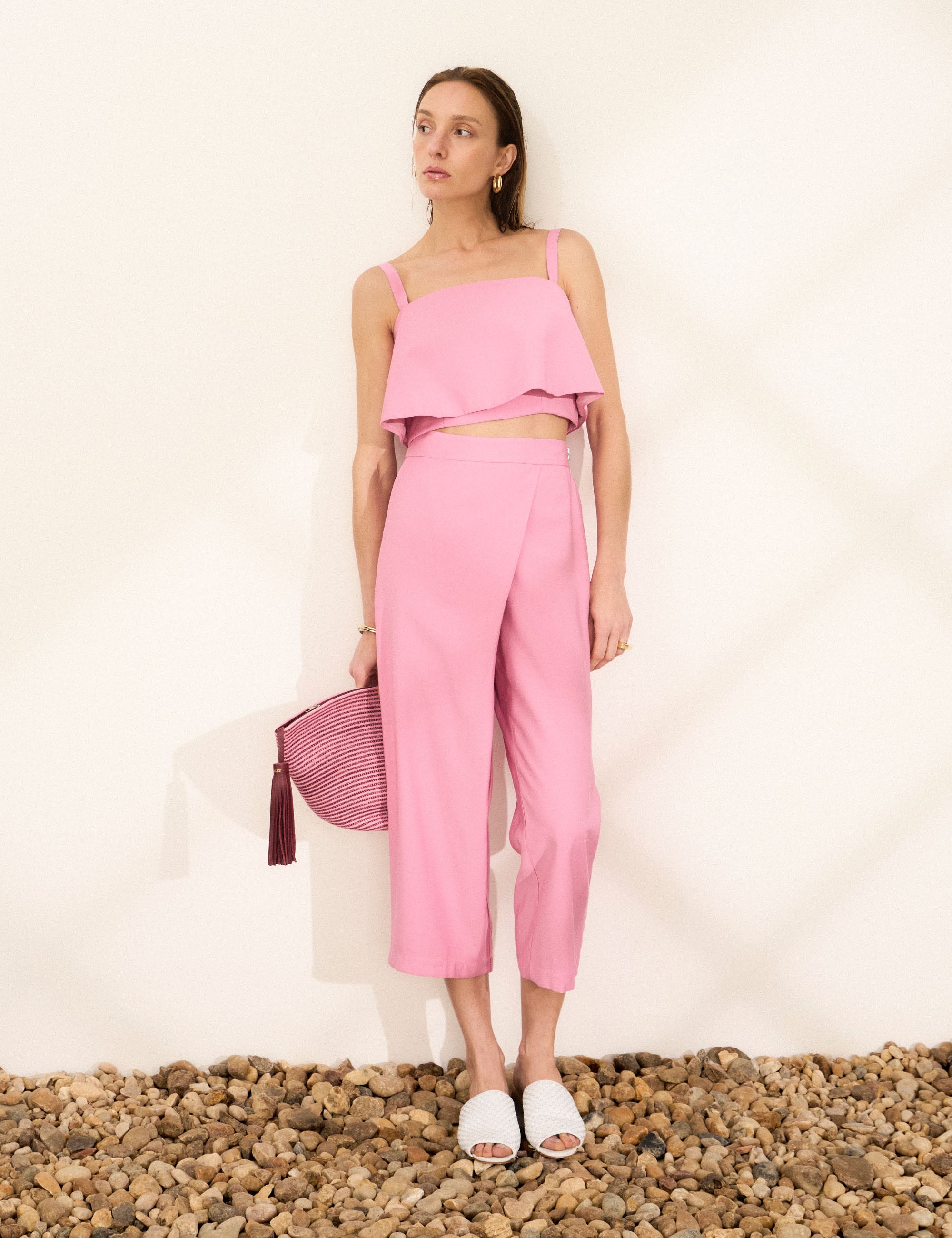 Conjunto Livia Alfaiataria Rosa