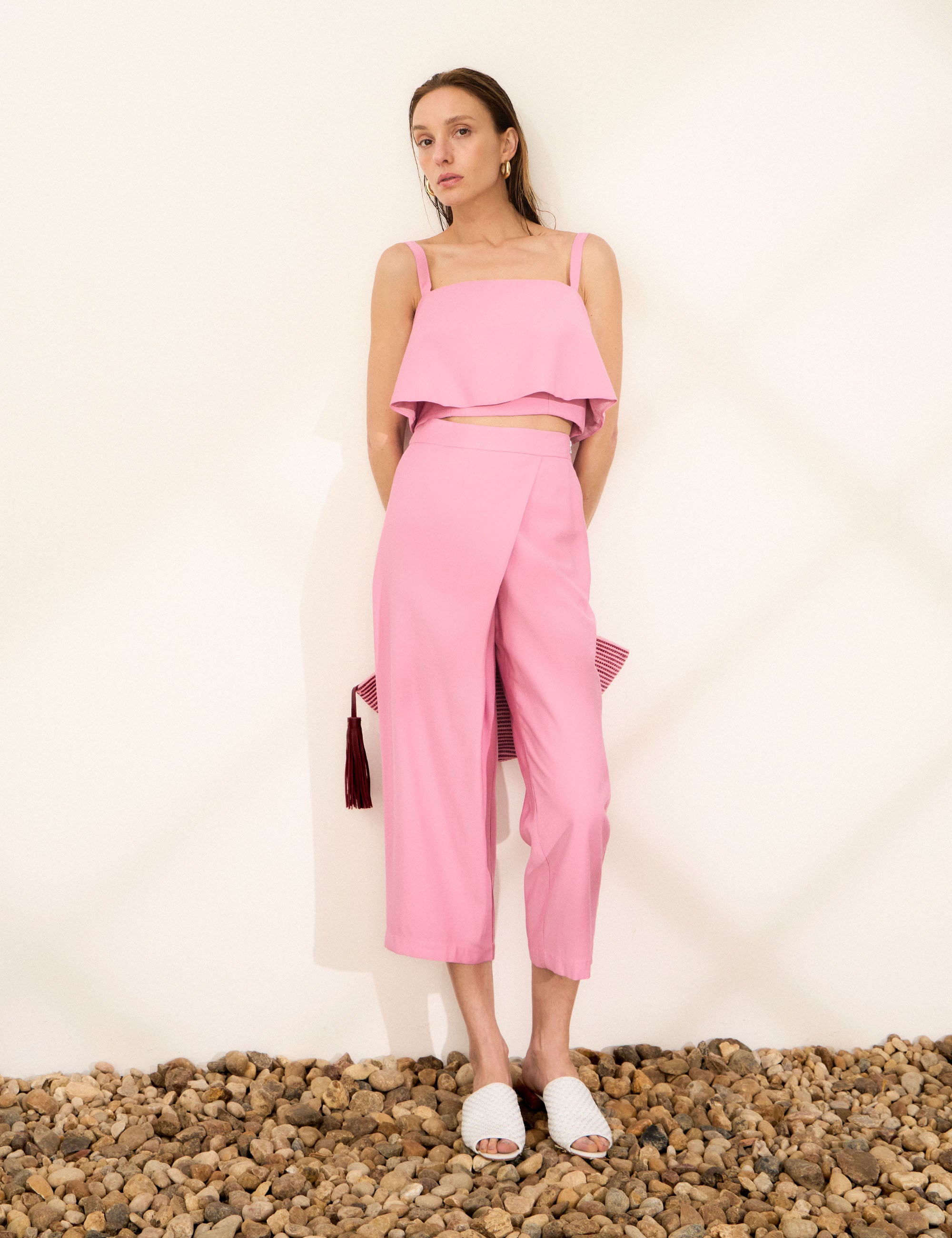 Conjunto Livia Alfaiataria Rosa