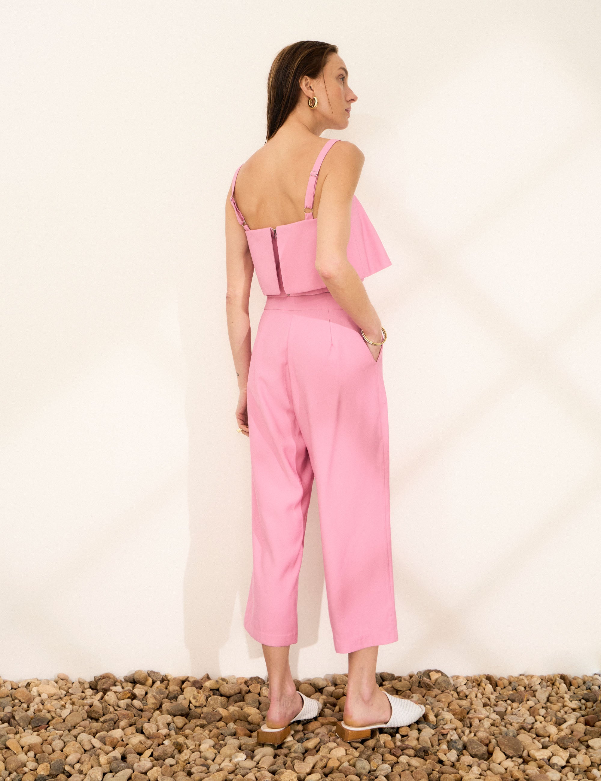 Conjunto Livia Alfaiataria Rosa