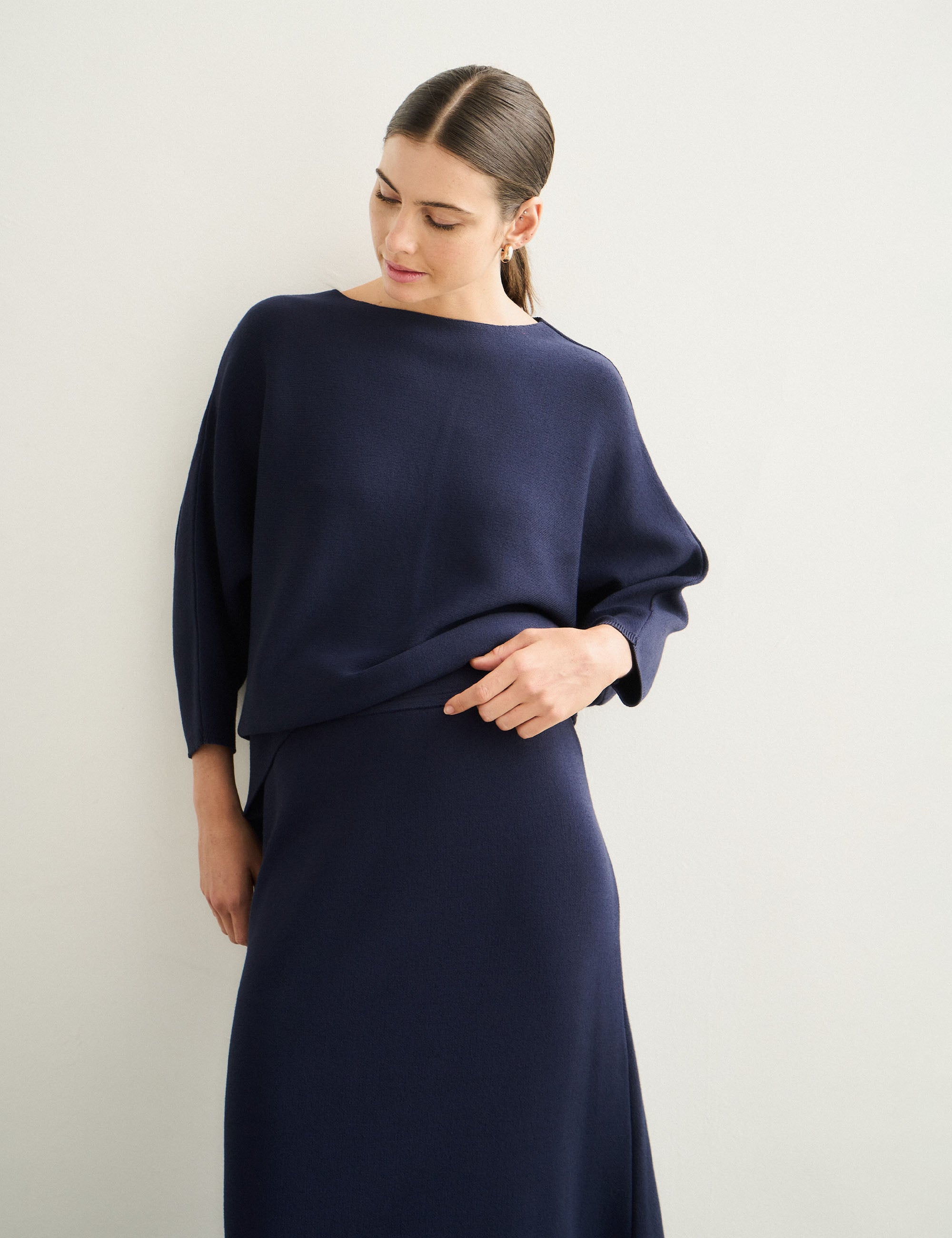 Conjunto Melissa Tricot Marinho | Nanaminze