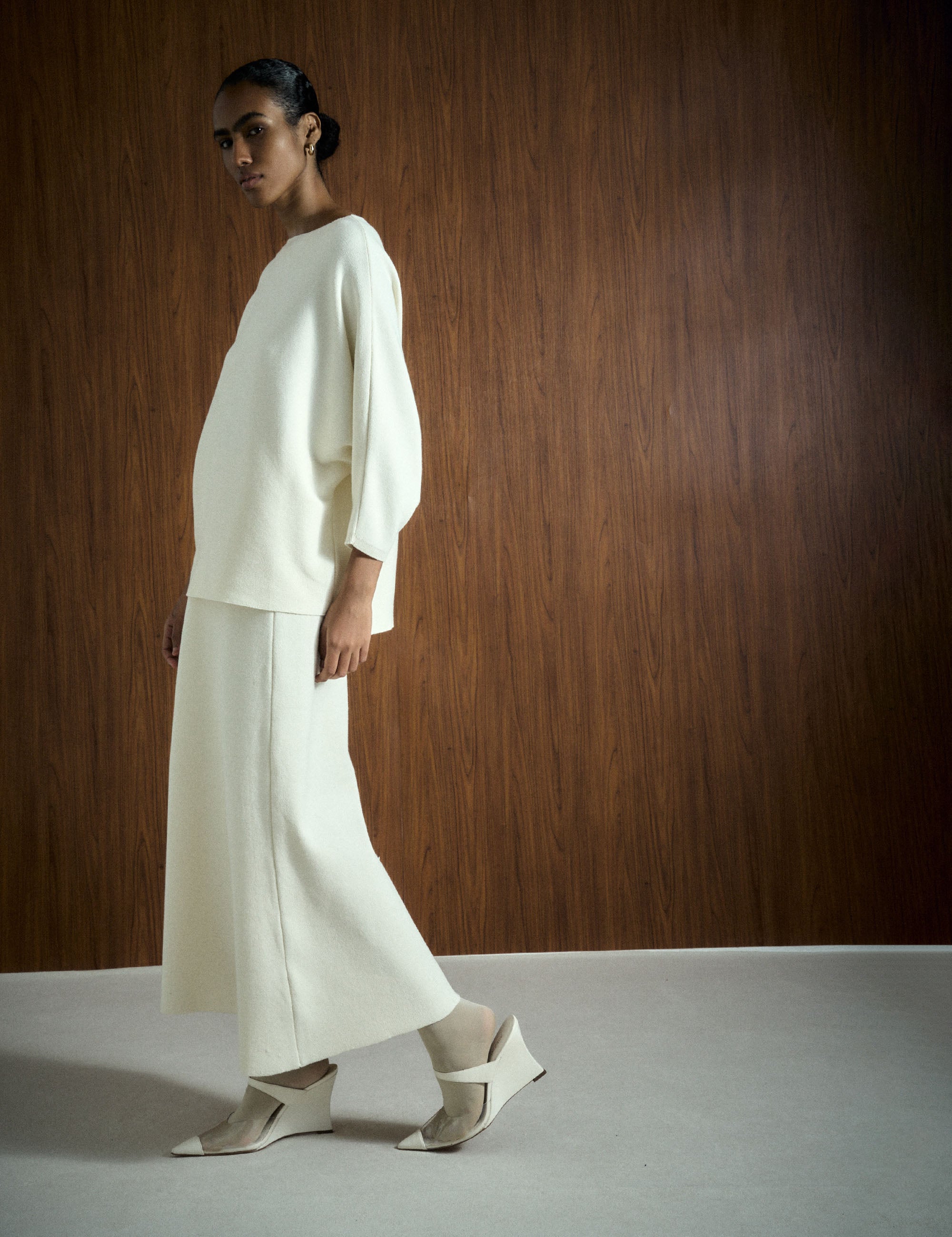 Conjunto Melissa Tricot Off White | Nanaminze