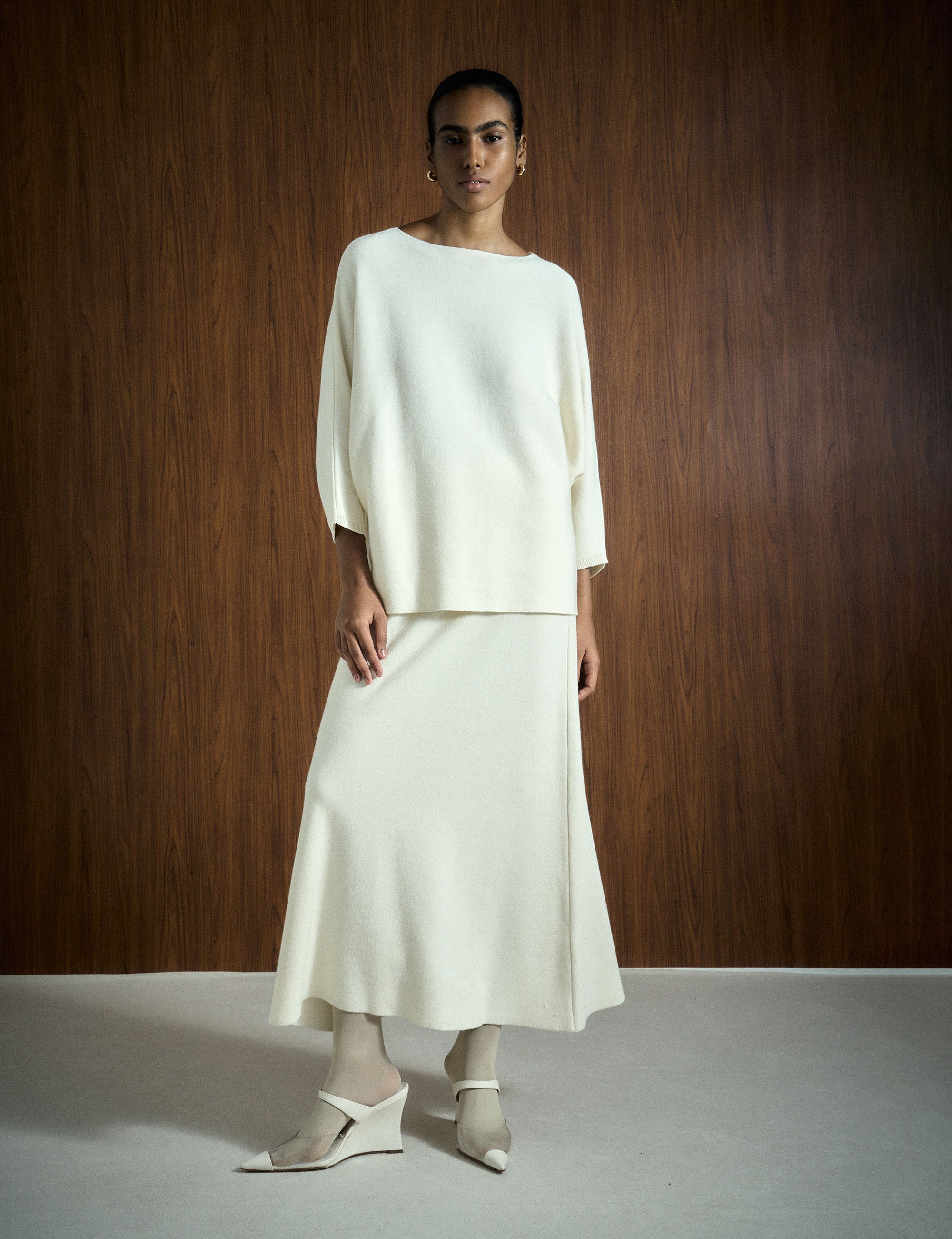 Conjunto Melissa Tricot Off White | Nanaminze