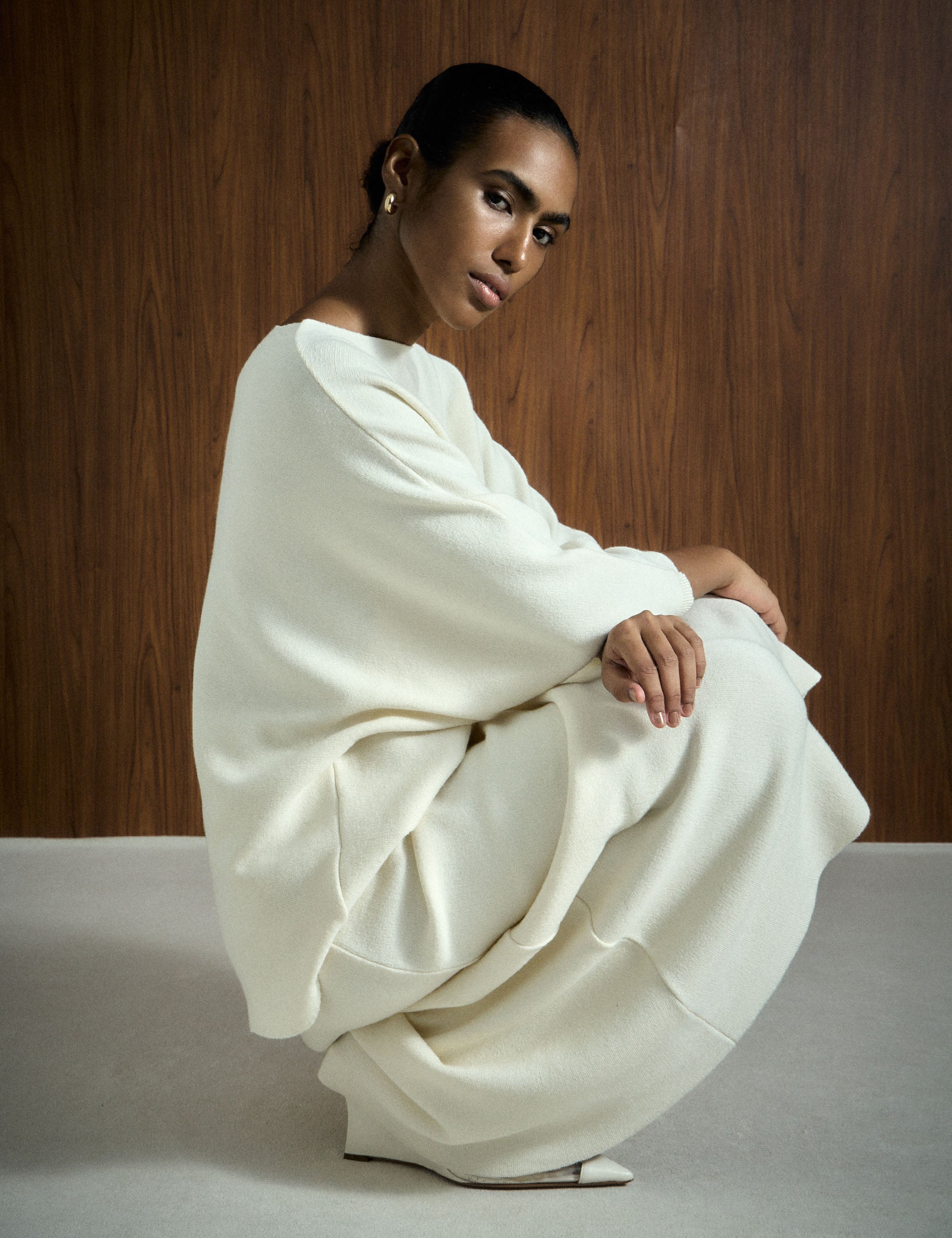 Conjunto Melissa Tricot Off White | Nanaminze
