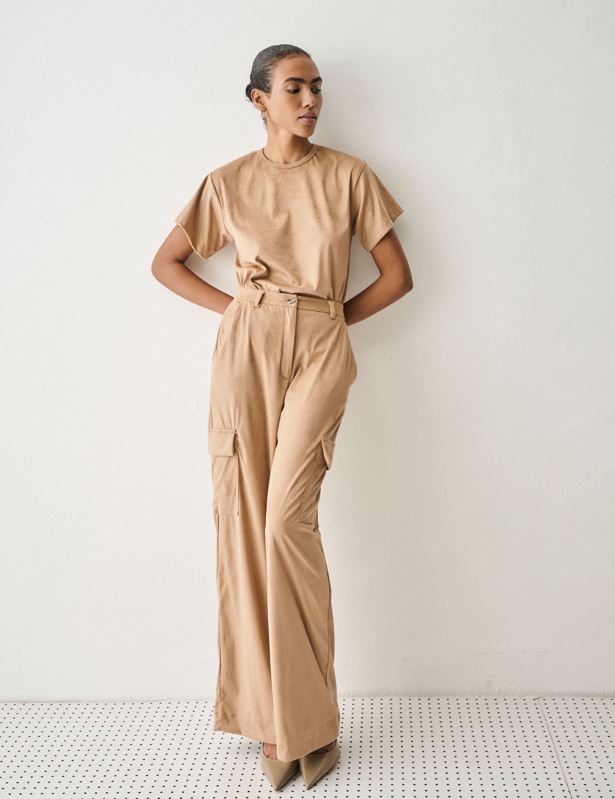 Conjunto Mirabele Suede Camurça