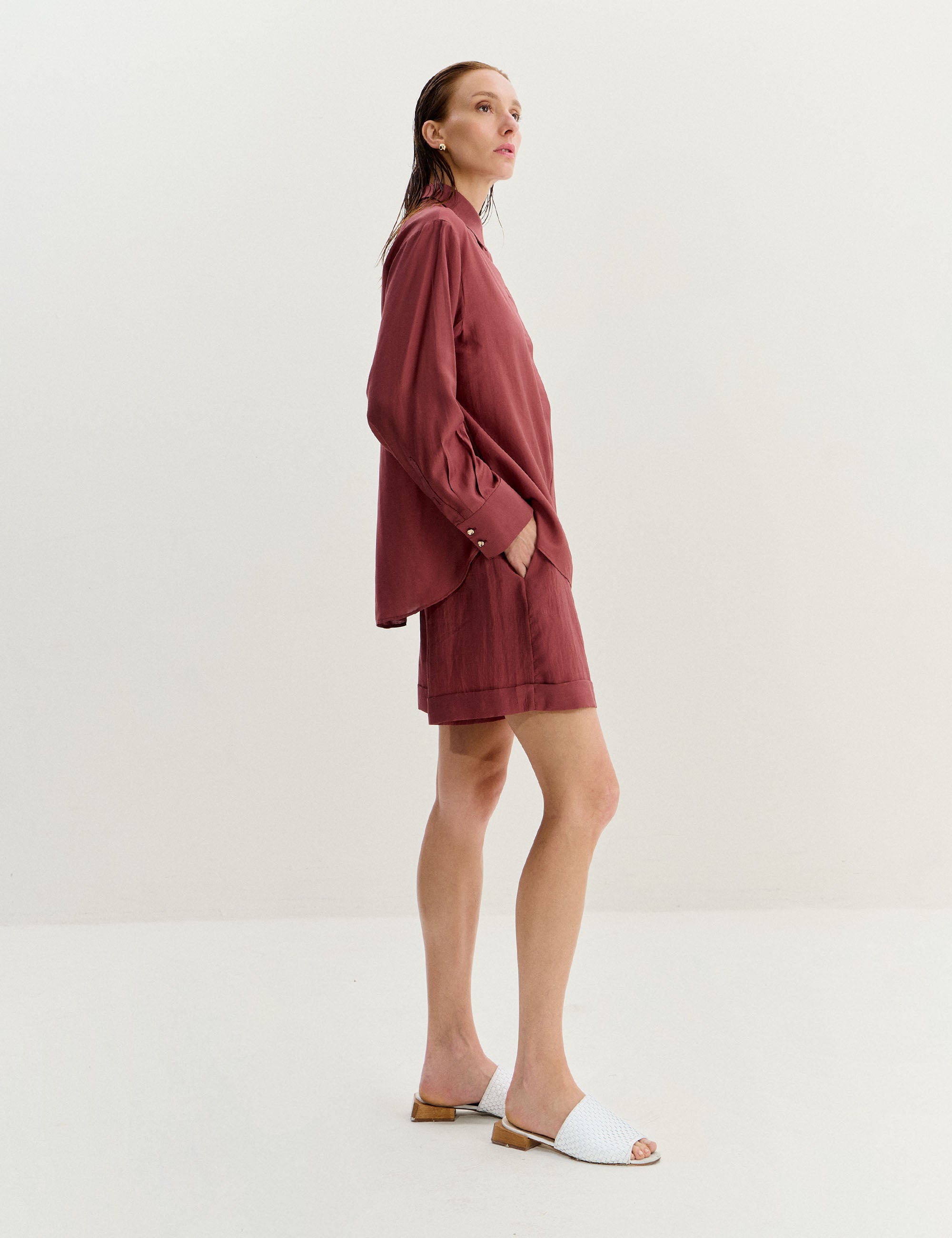 Conjunto Silvia Natural Marrom