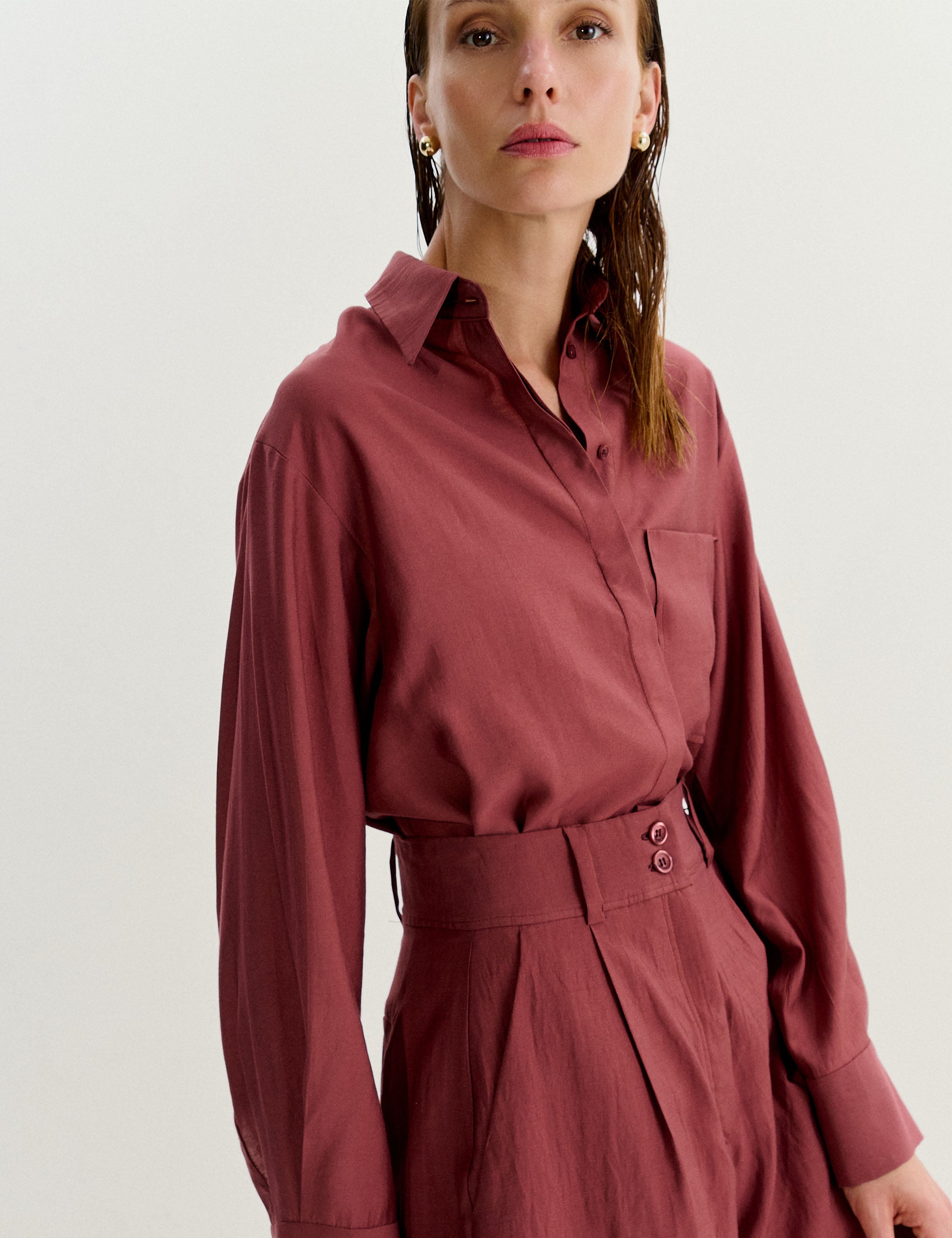 Conjunto Silvia Natural Marrom