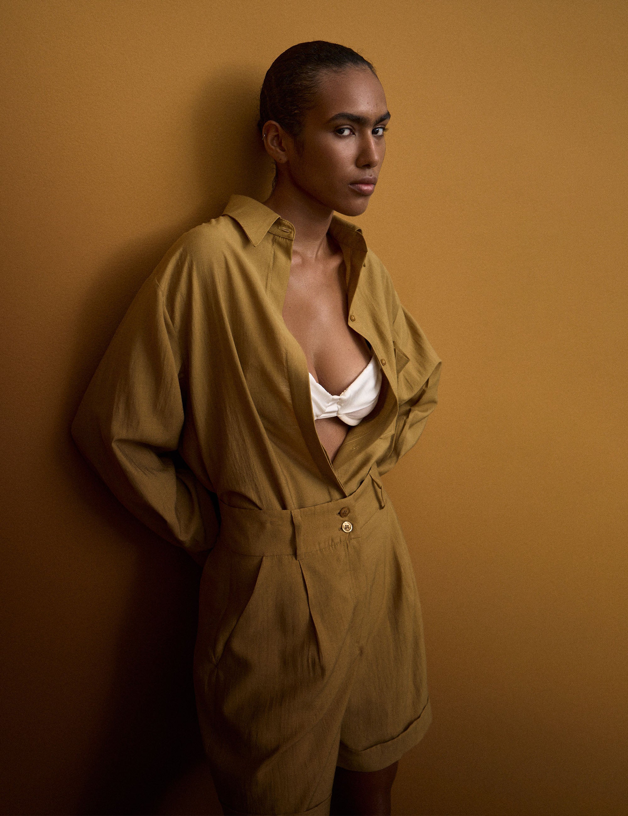 Conjunto Silvia Natural Oliva