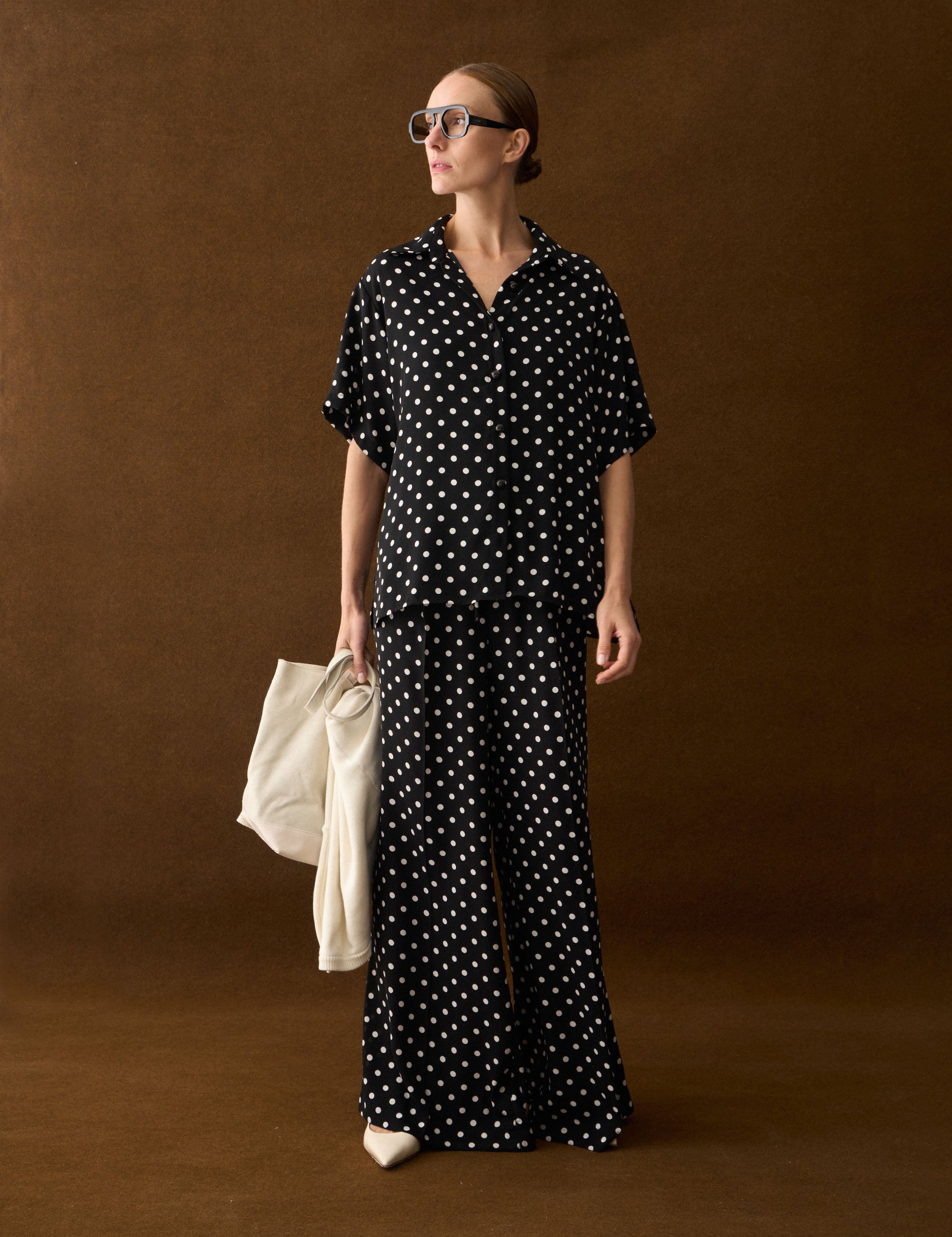 Conjunto Sofia Poá Preto