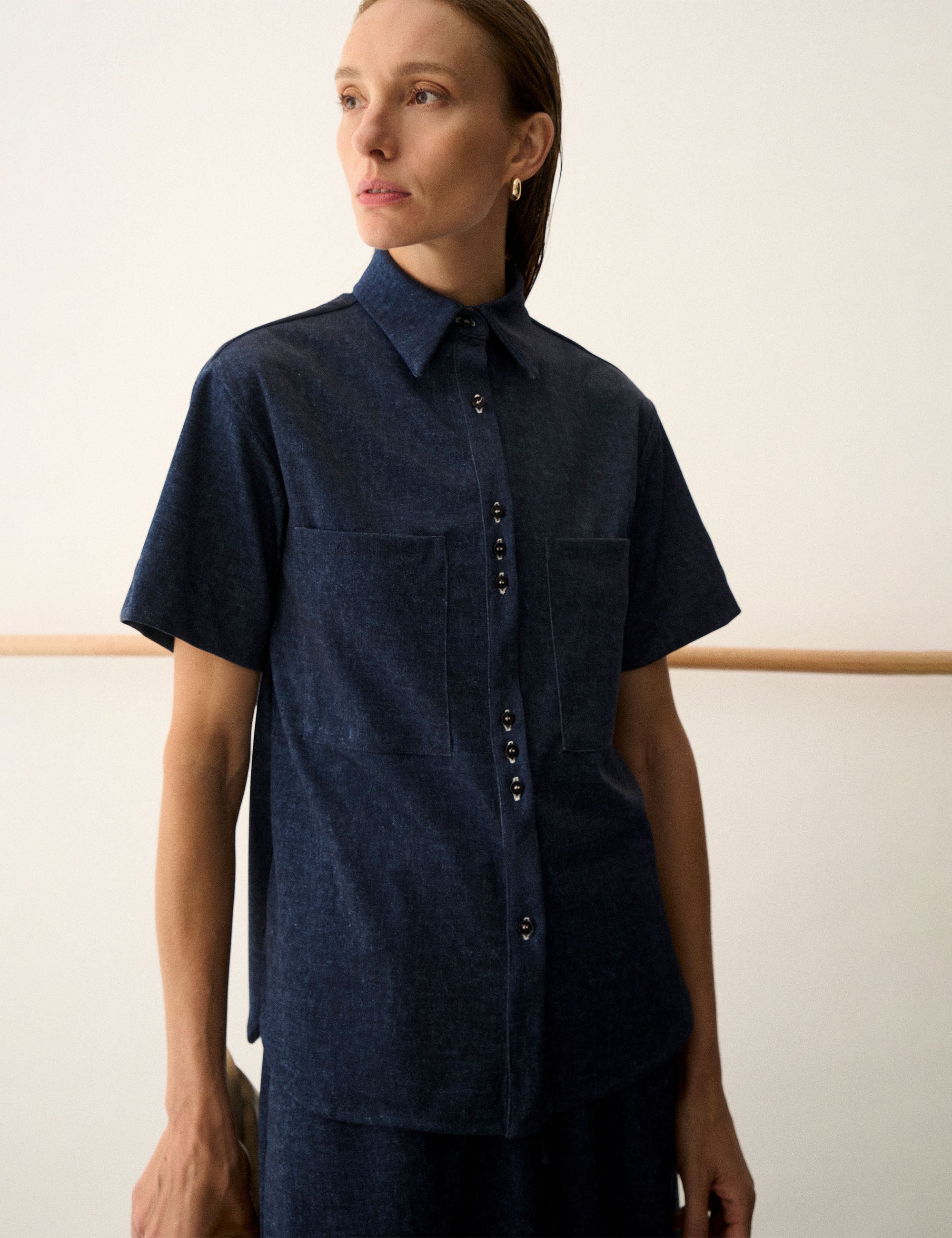 Camisa Molet Jeans Denim