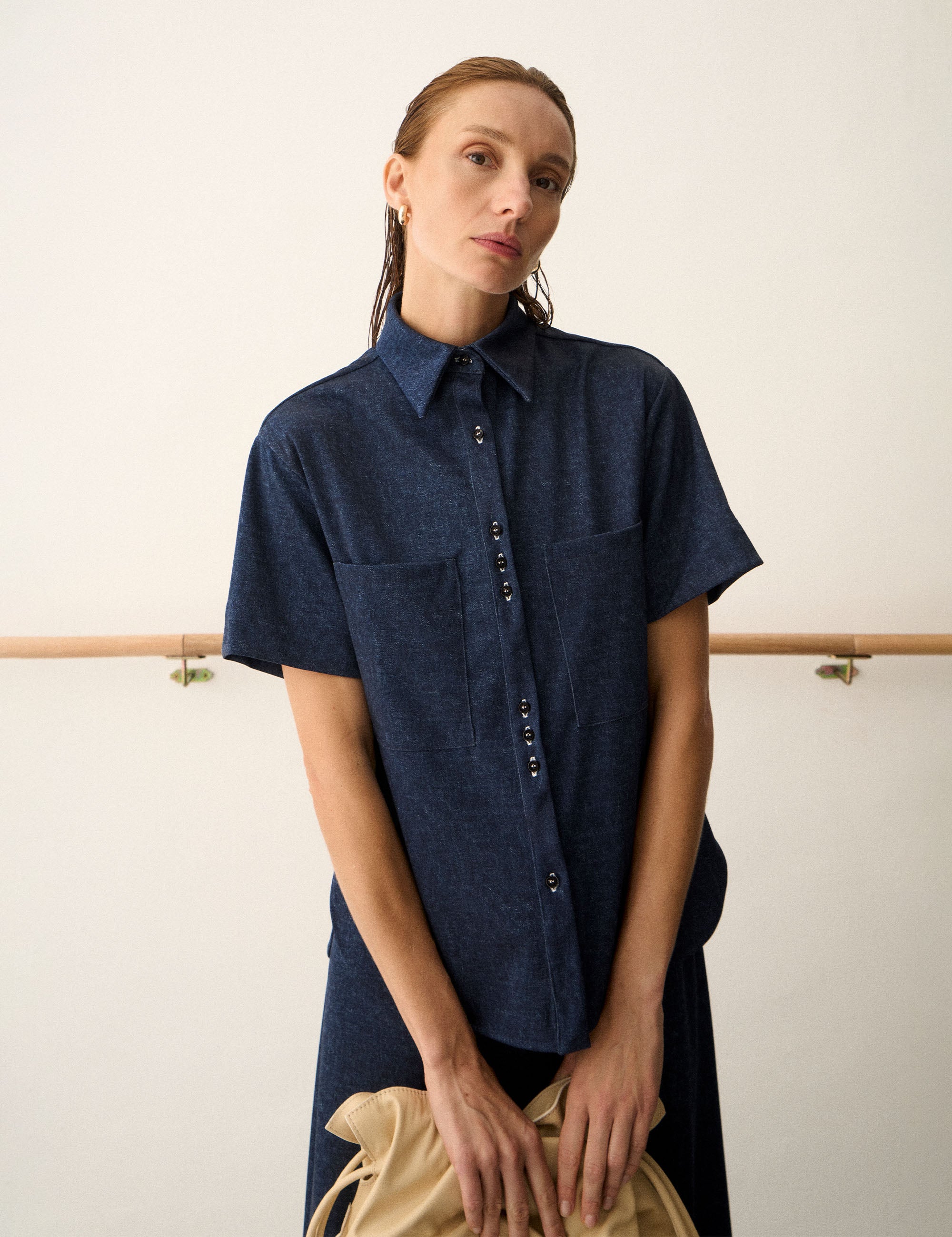 Camisa Molet Jeans Denim