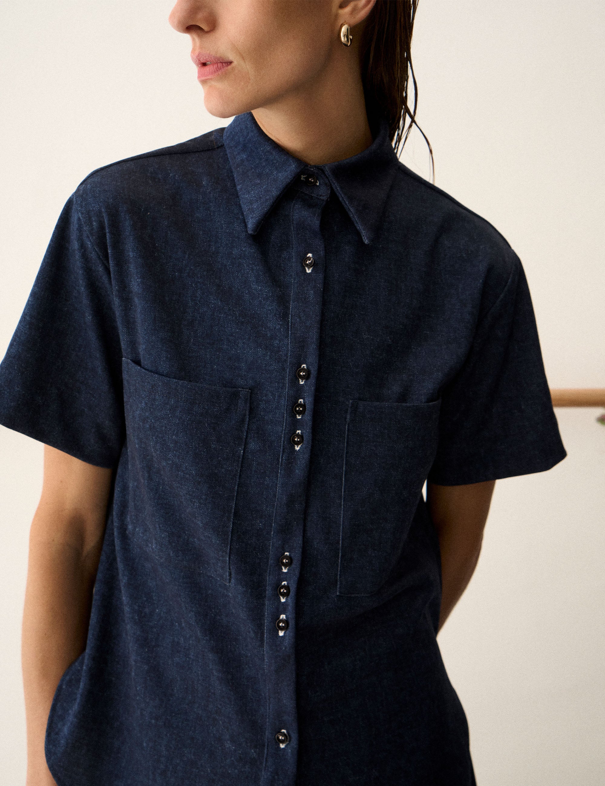 Camisa Molet Jeans Denim