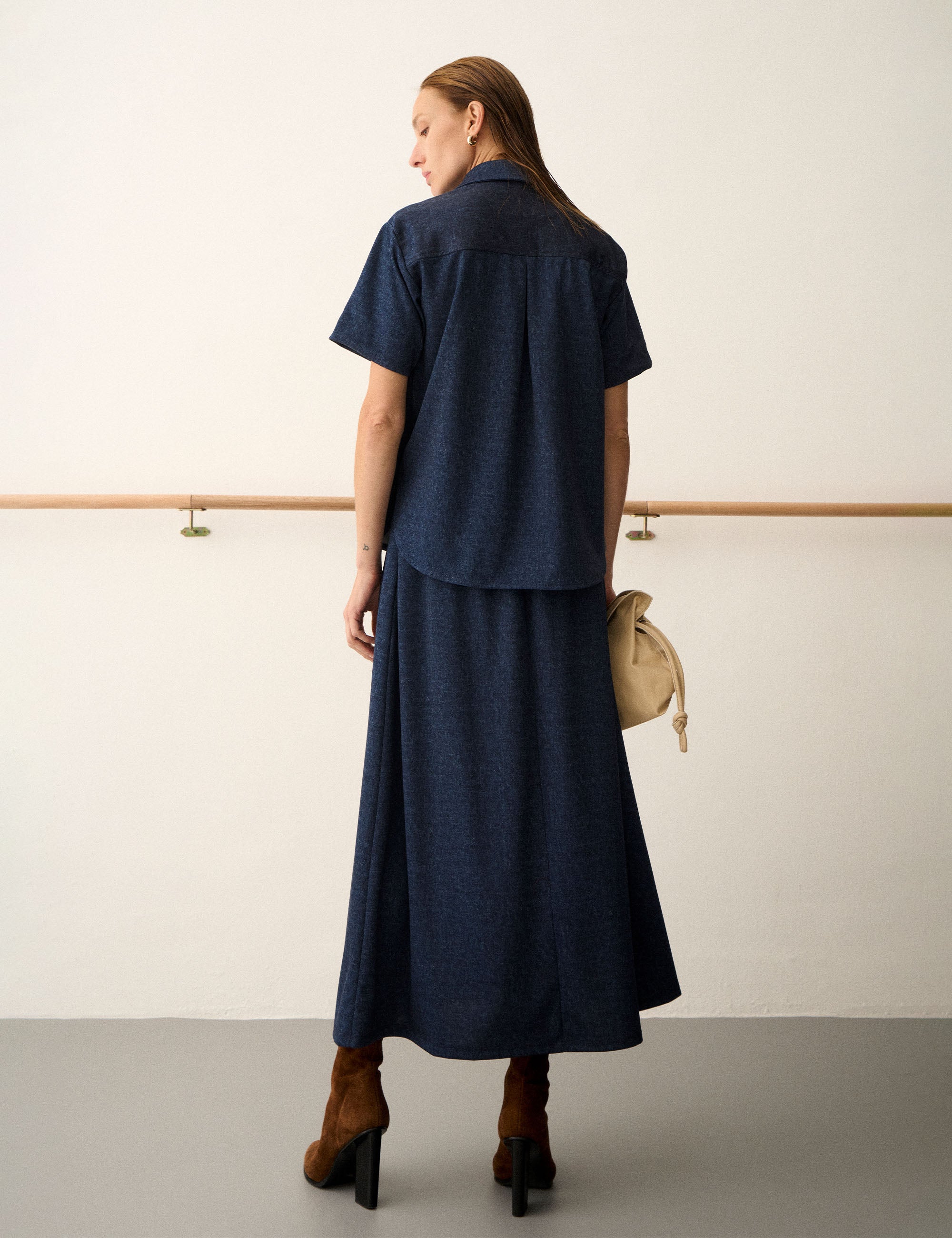 Camisa Molet Jeans Denim