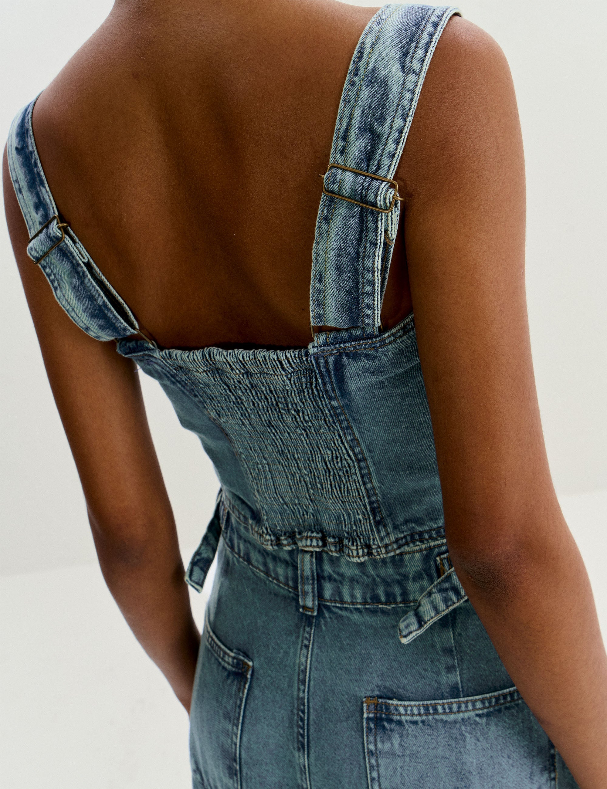 Conjunto Thaisa Denim Jeans Claro