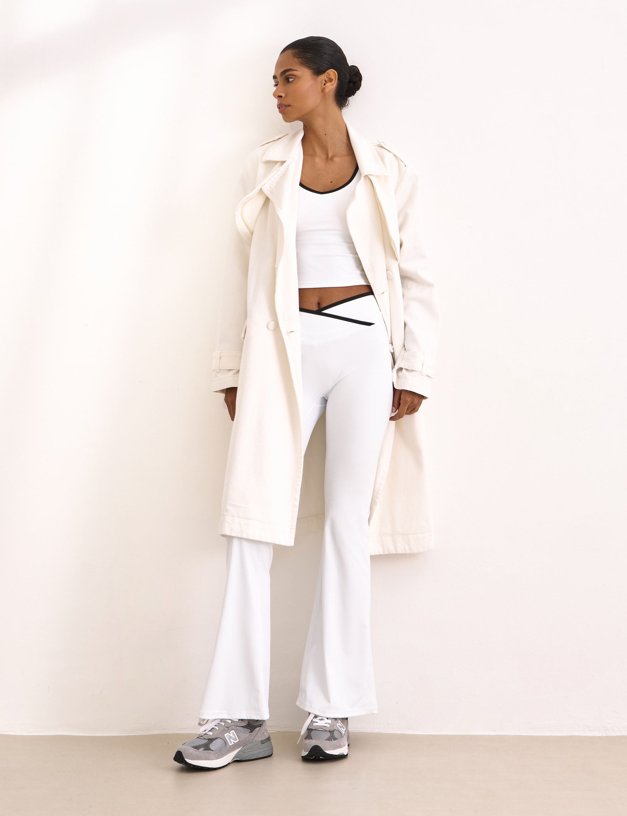 Conjunto Wellness Malha Branco