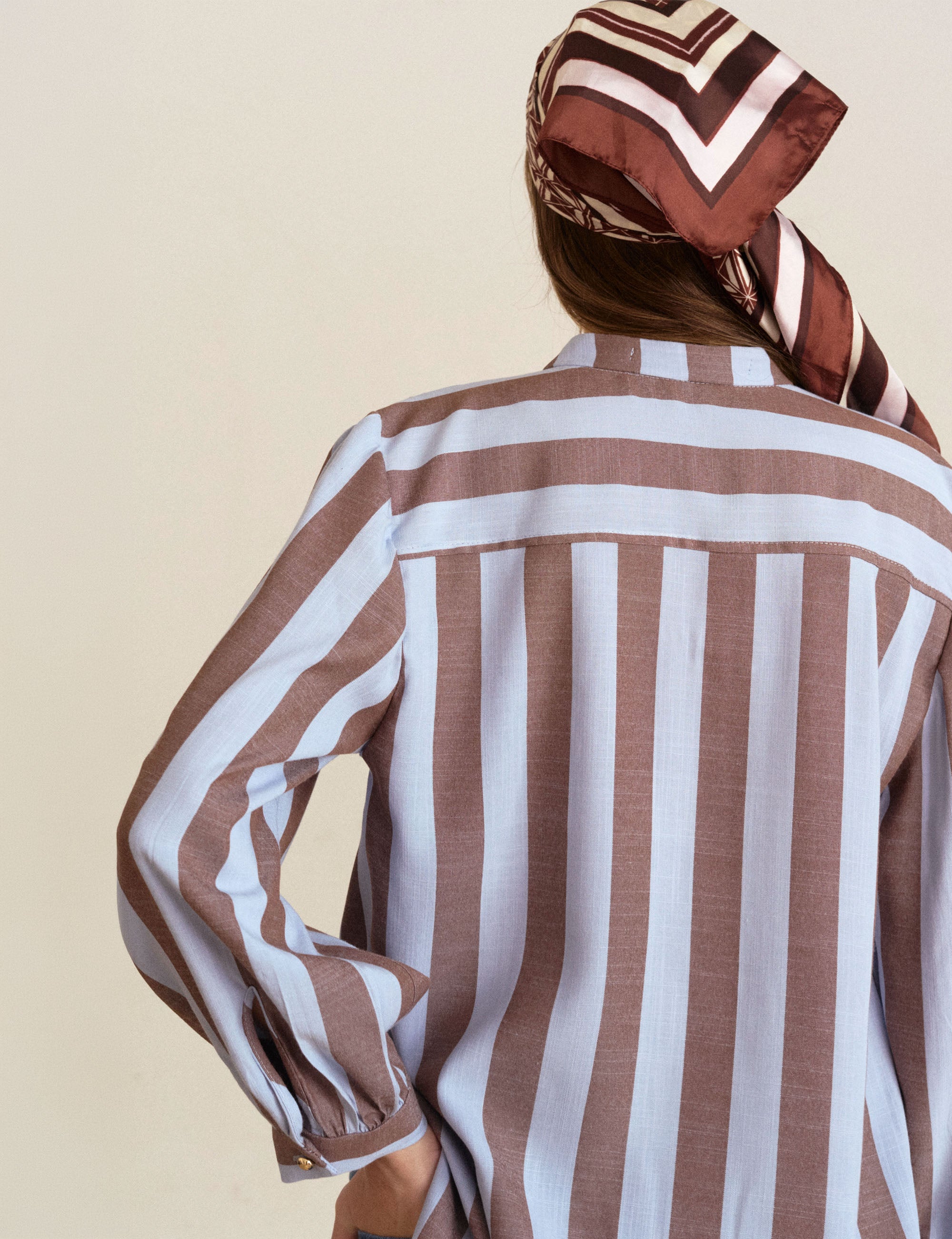 Camisa Fiorella Listrada Azul