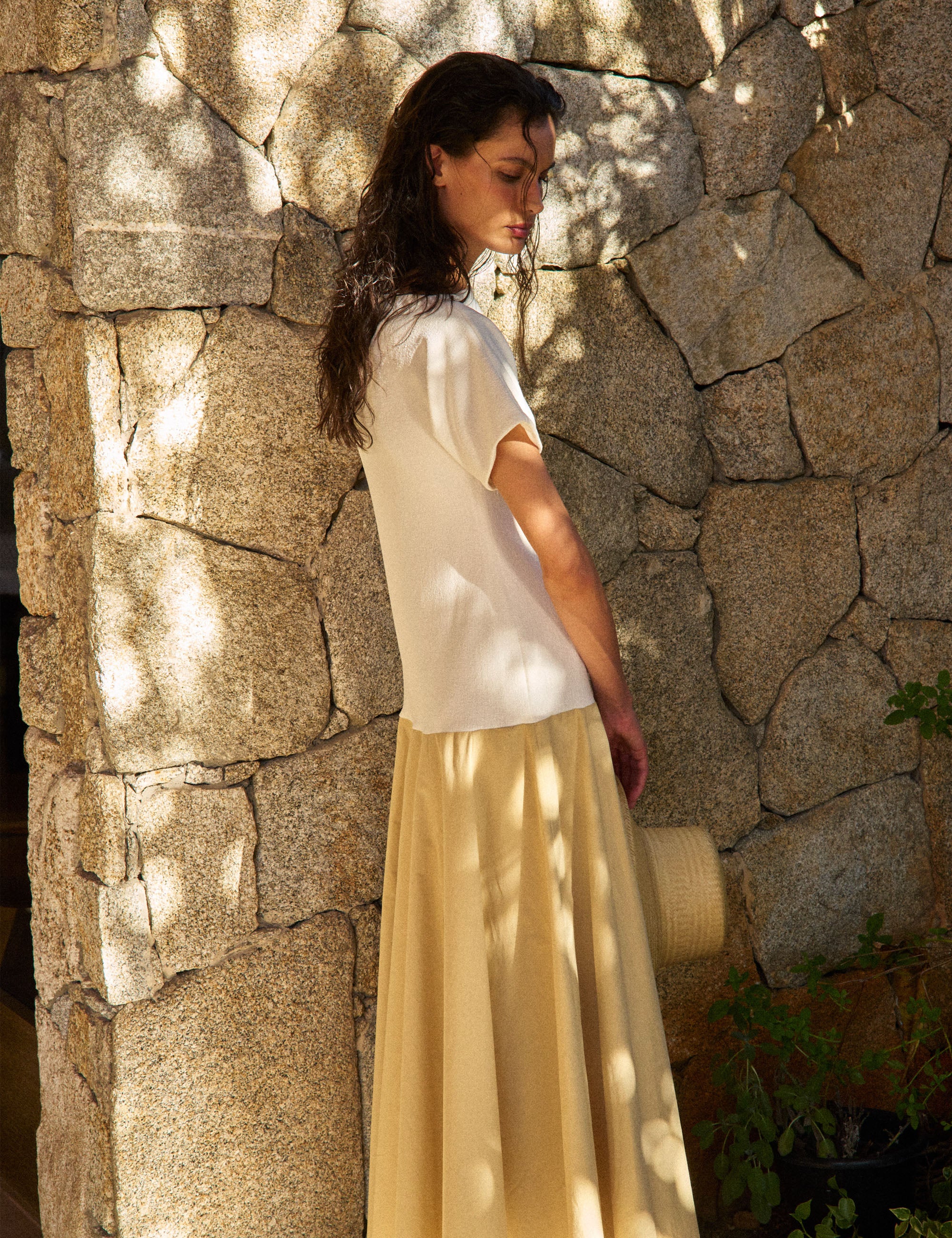 Vestido Manon Tweed Off White/Bege