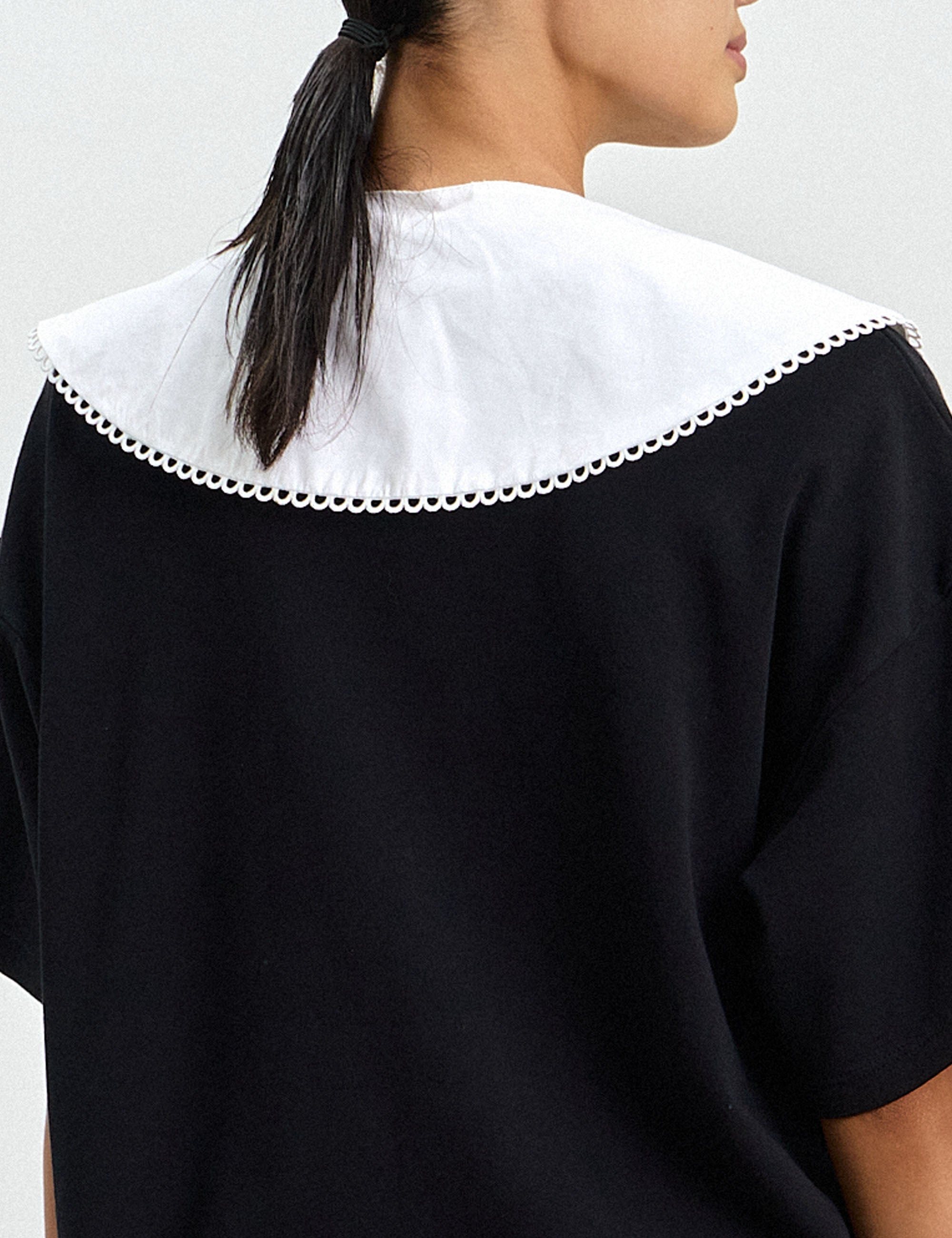 Gola Boneca Tricoline Off White