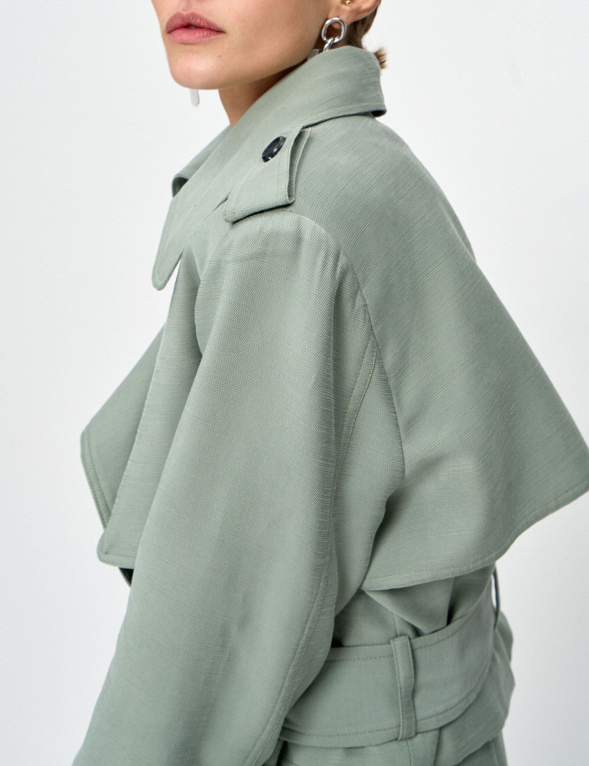 Jaqueta Cecília Viscose Oliva