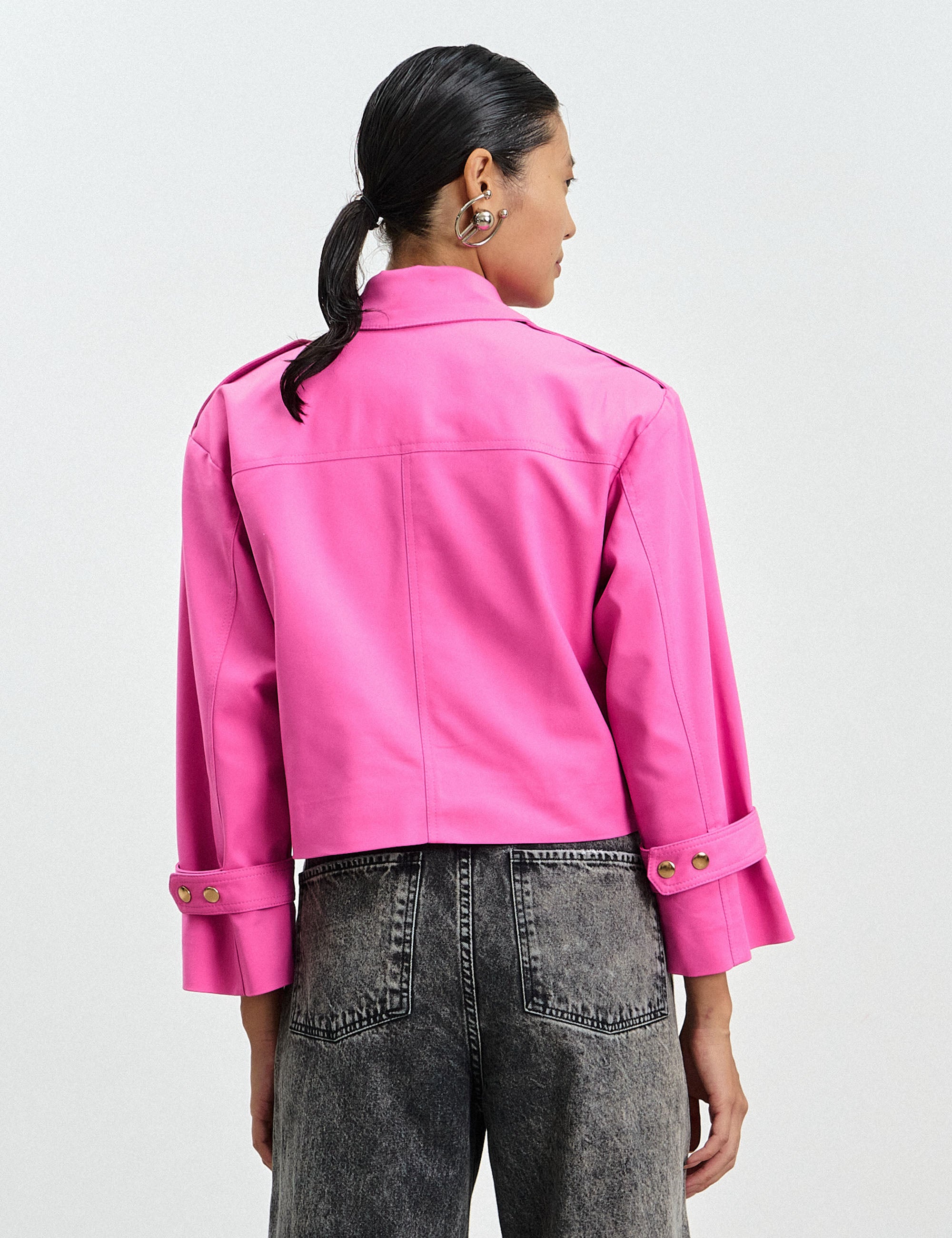 Jaqueta Fiorella Alfaiataria Rosa