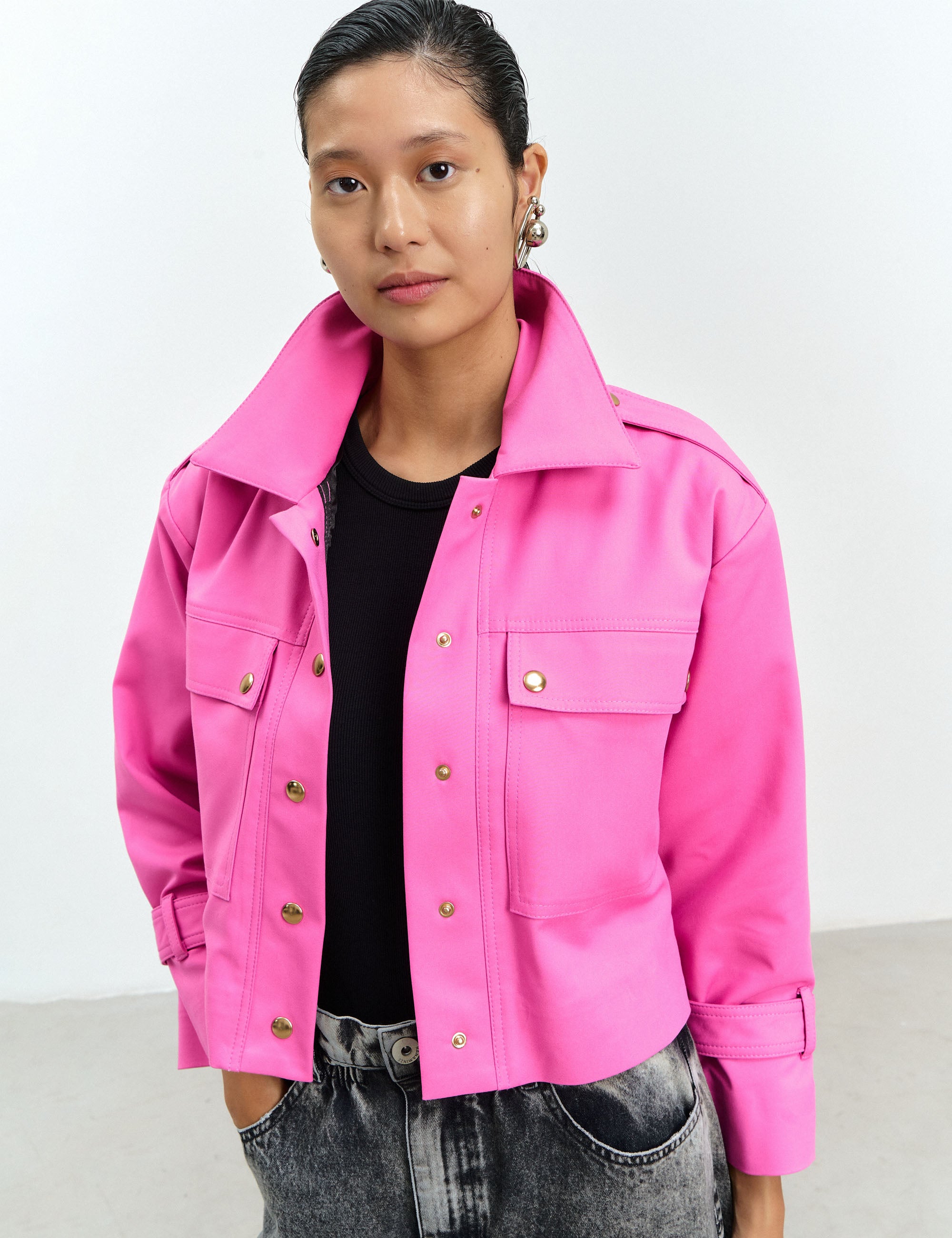 Jaqueta Fiorella Alfaiataria Rosa