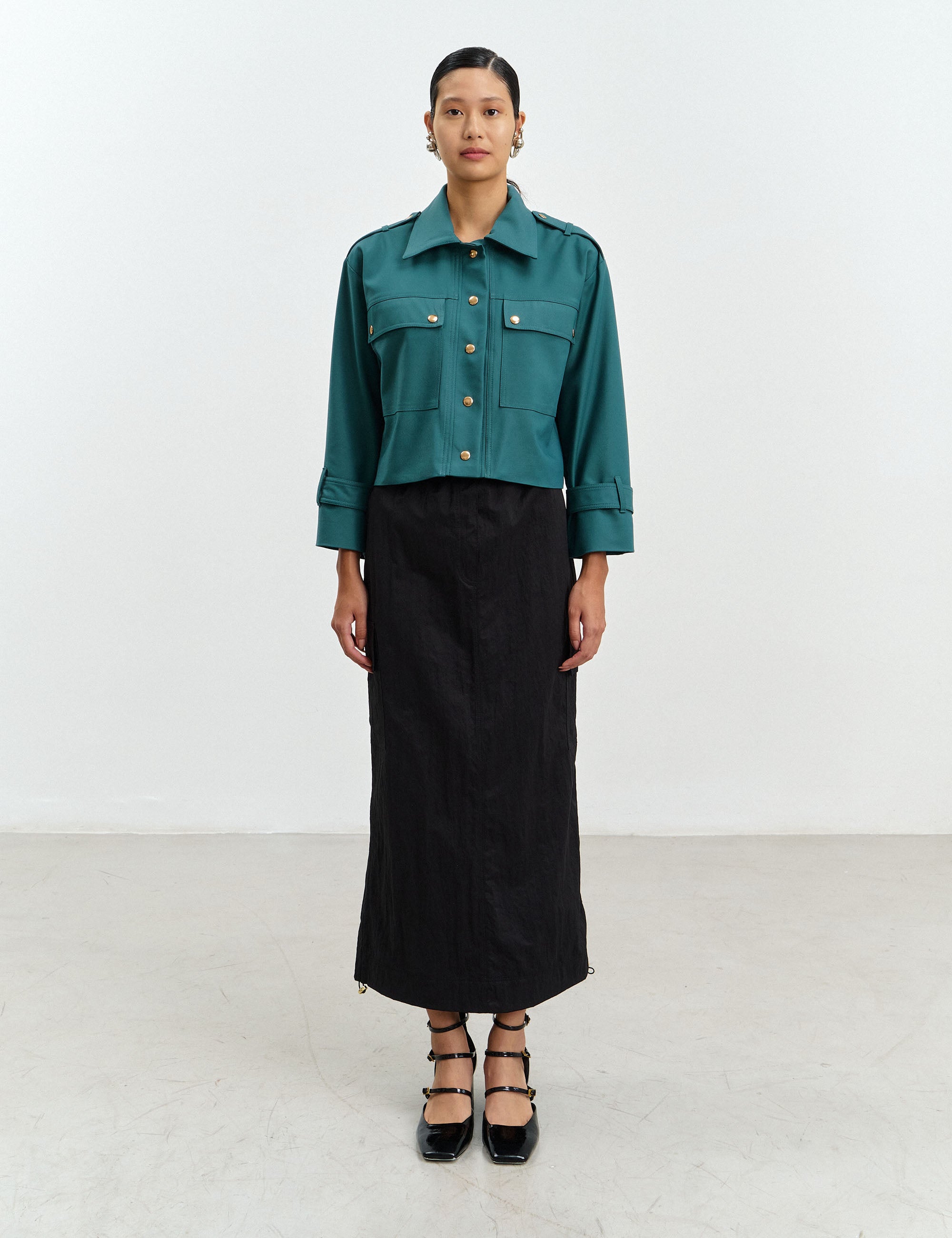 Jaqueta Fiorella Alfaiataria Verde