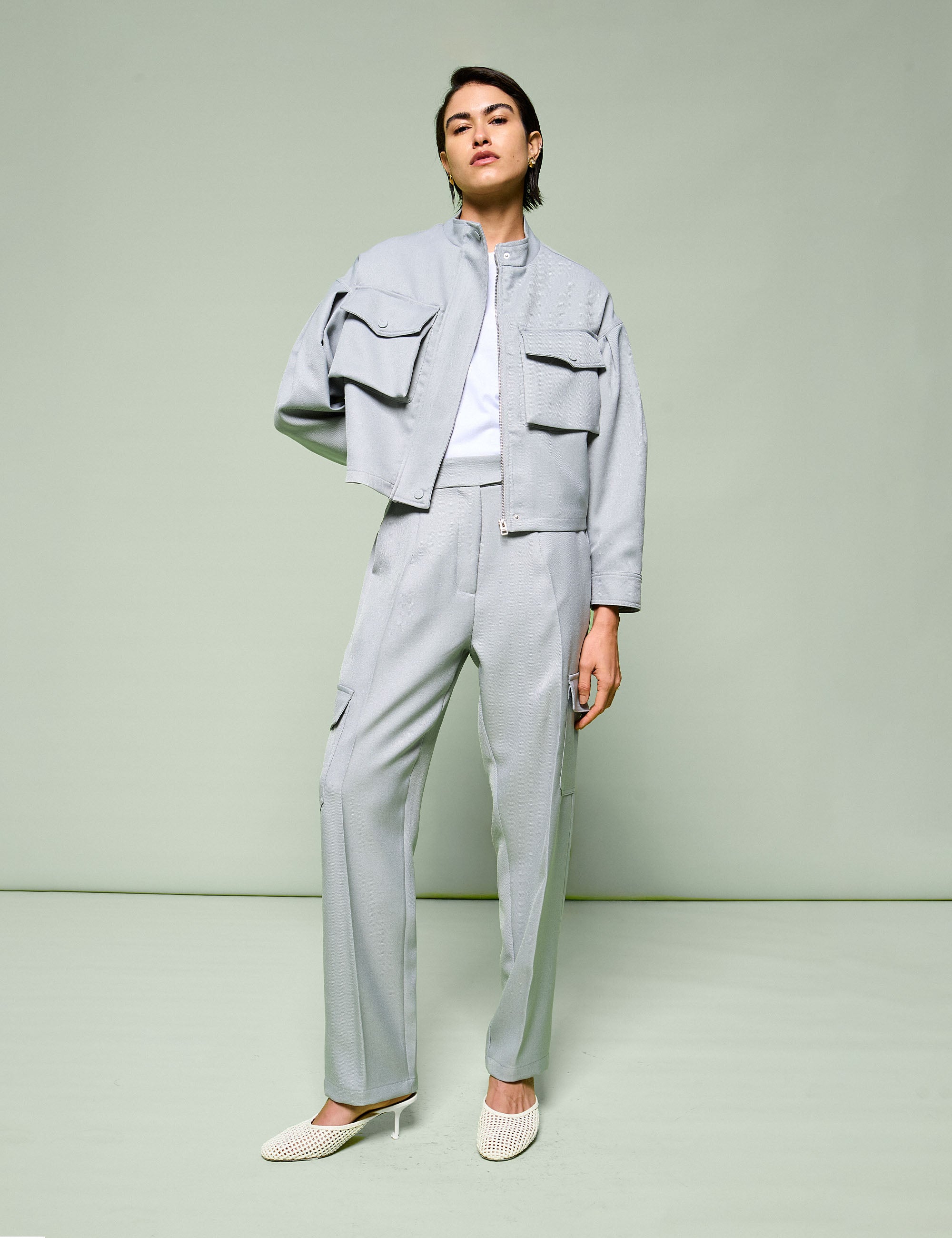 Jaqueta Normandia Alfaiataria Cinza