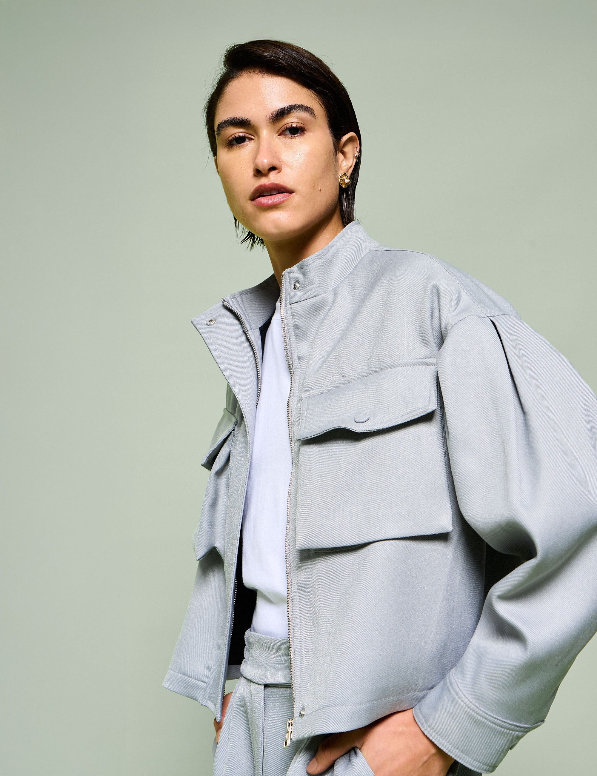 Jaqueta Normandia Alfaiataria Cinza