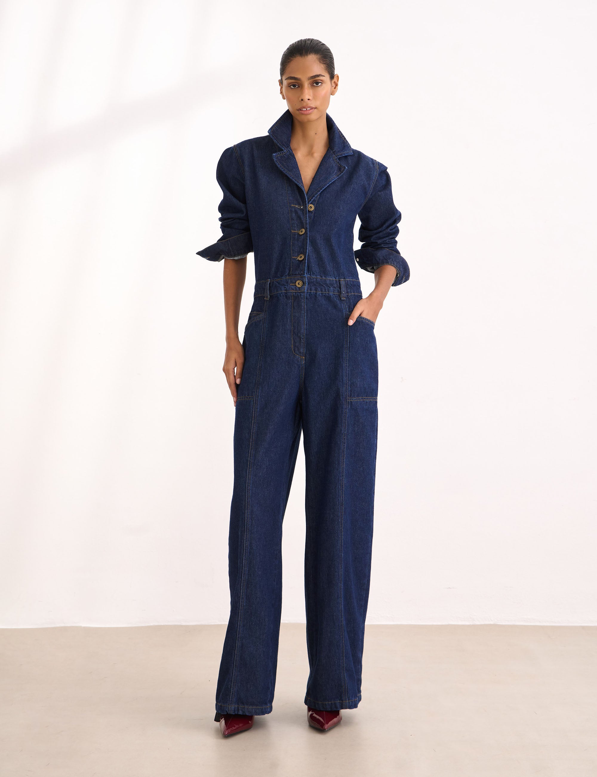 Macacão Michelle Denim Escuro