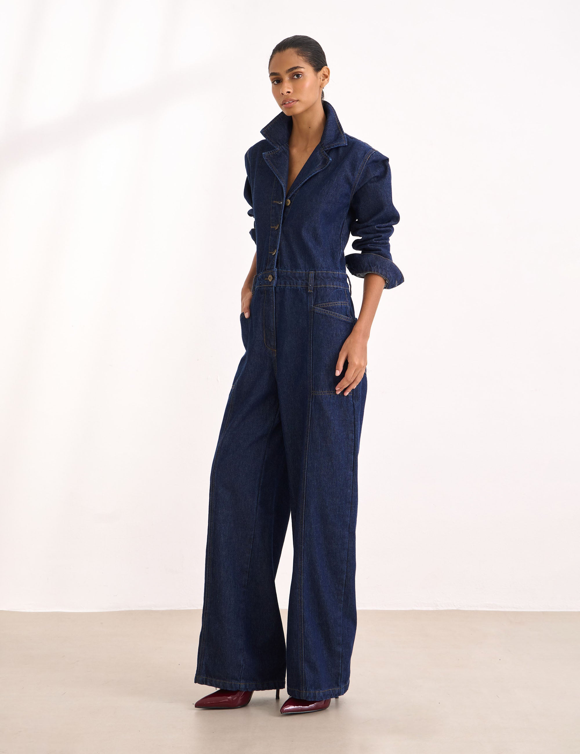 Macacão Michelle Denim Escuro