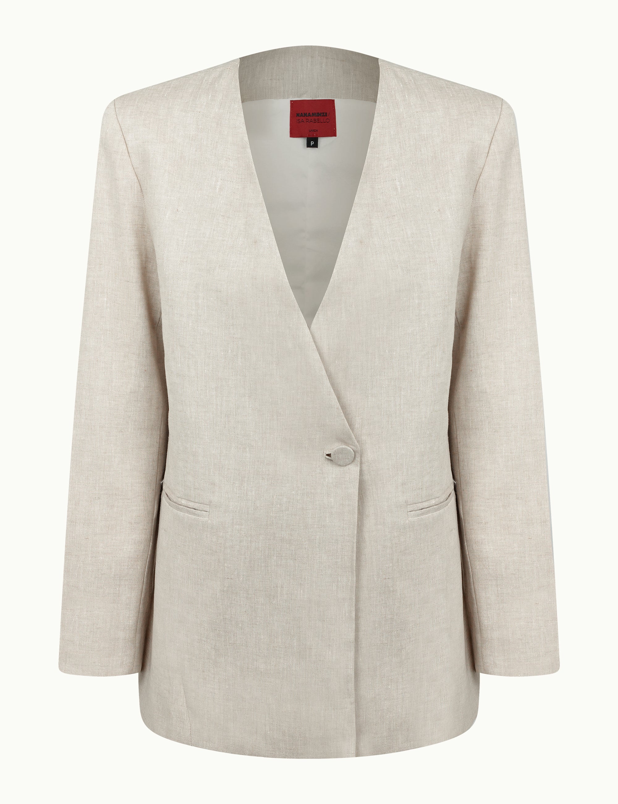 Blazer Branca Linho Natural