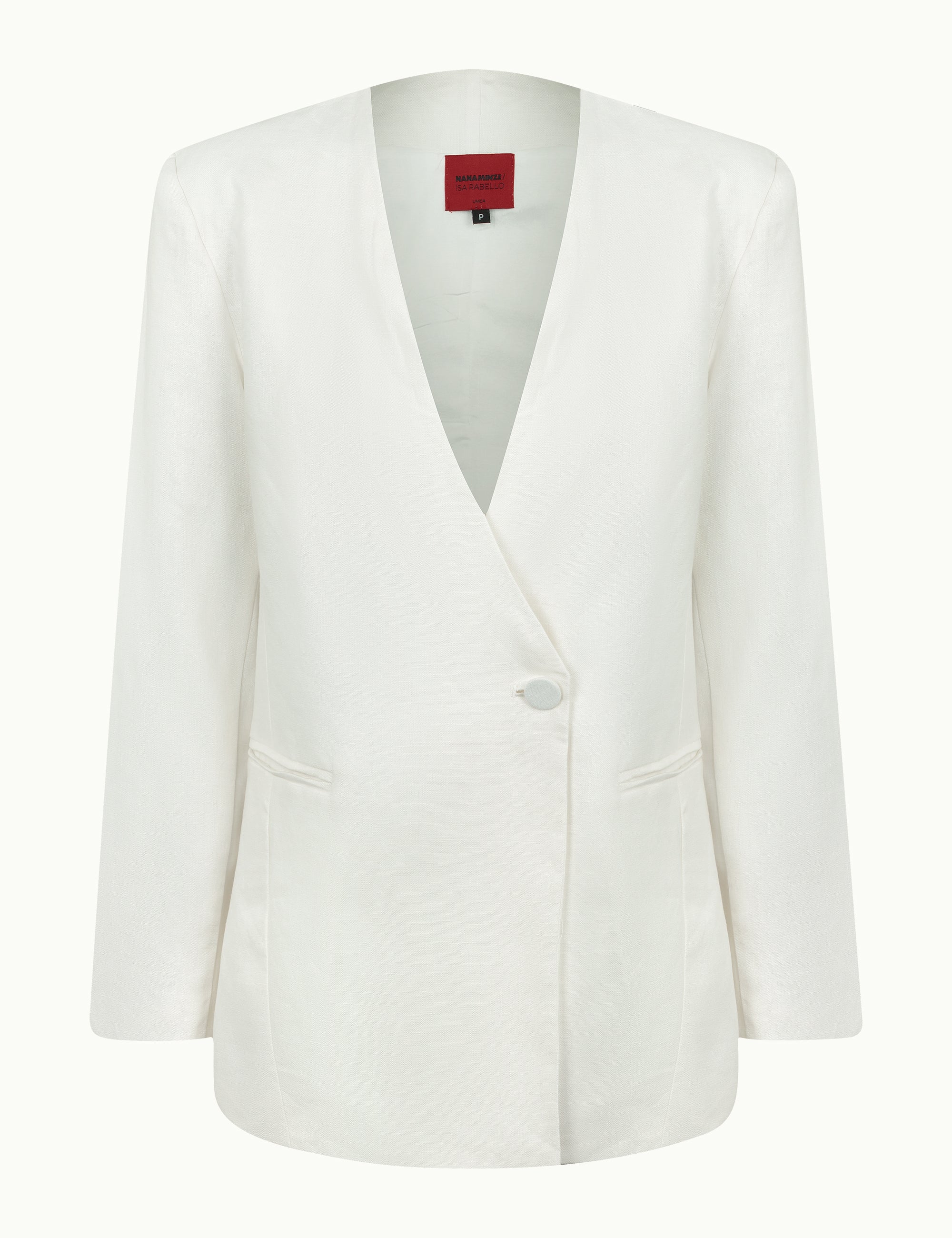 Blazer Branca Linho Off White