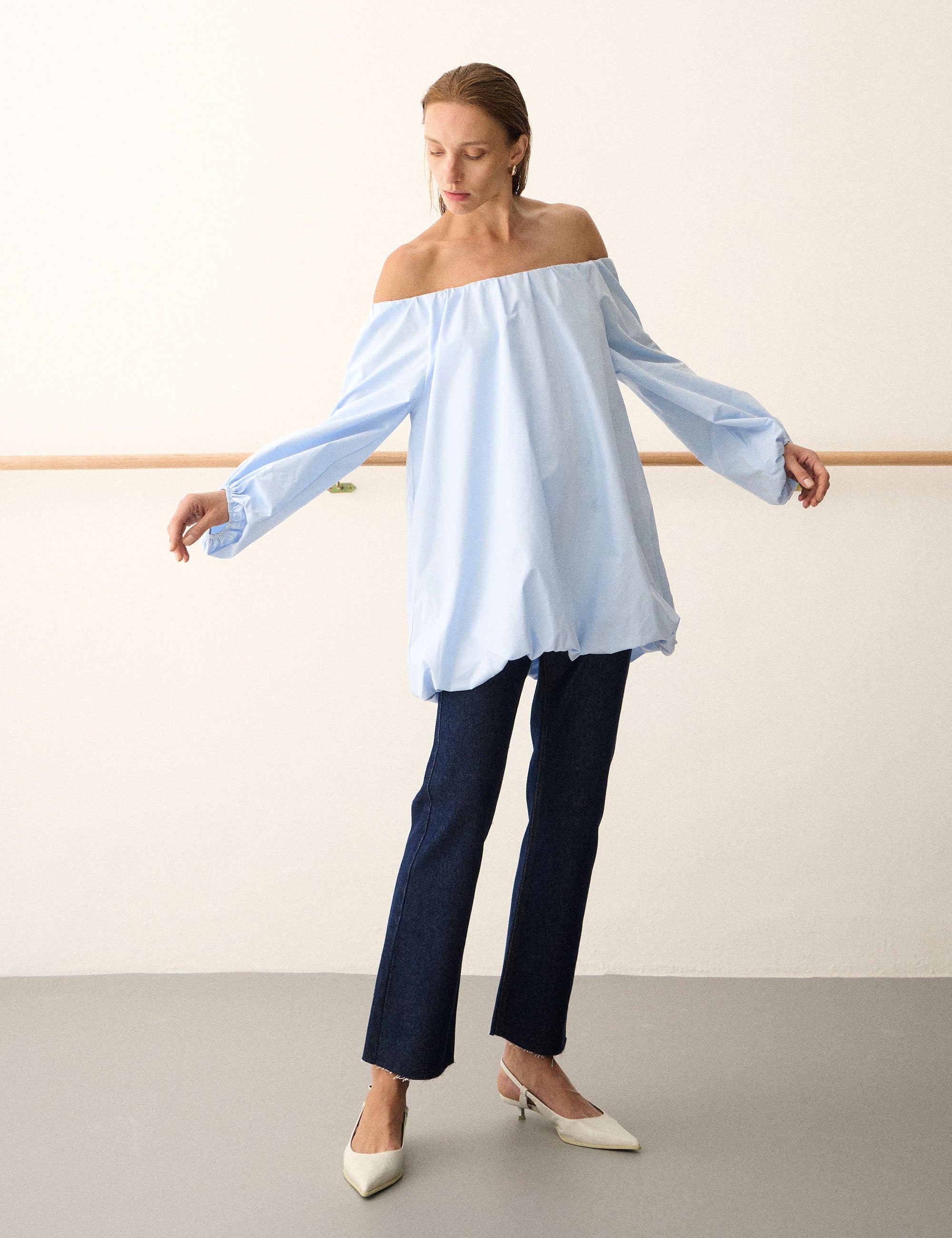 Miniveste Alice Tricoline Azul