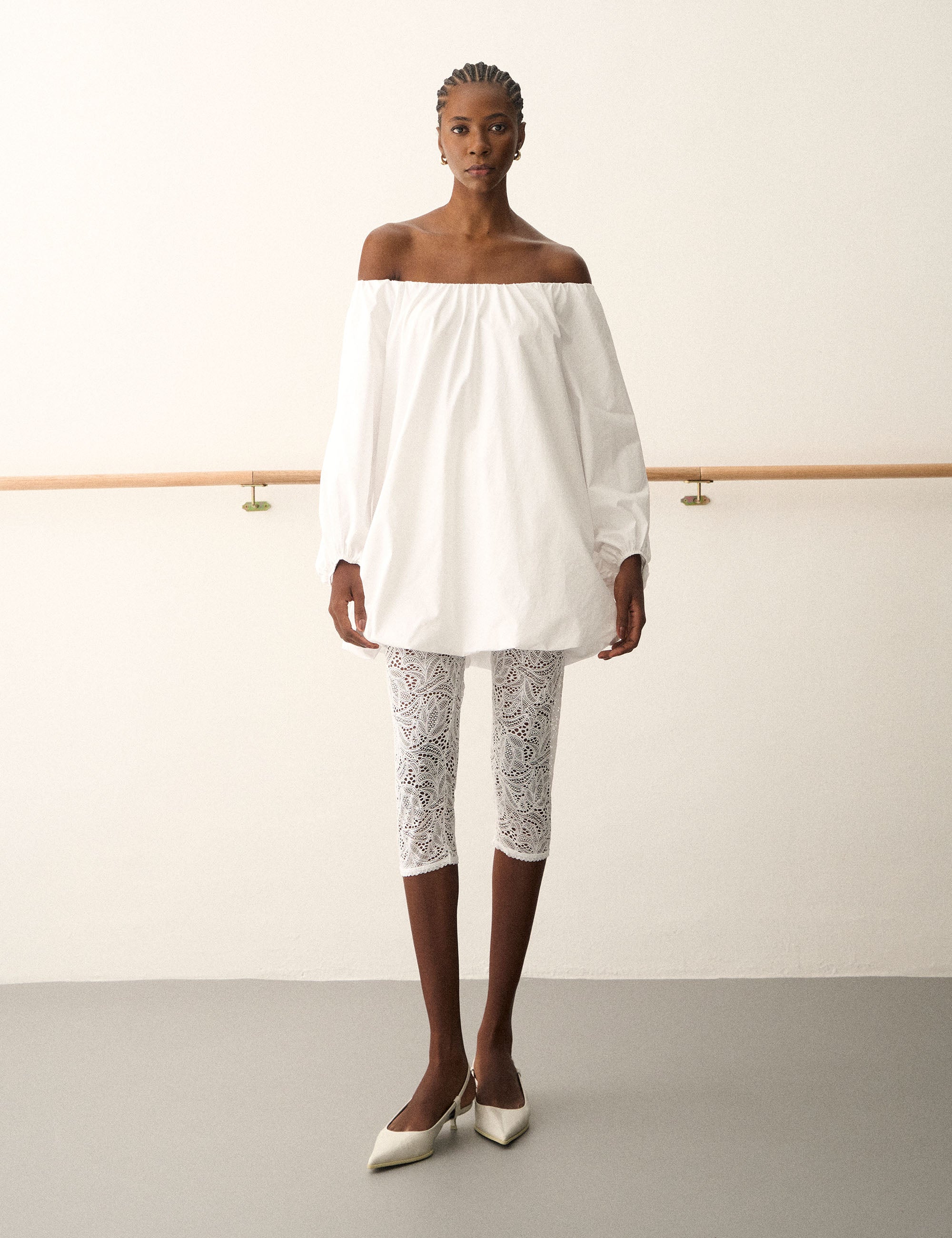 Miniveste Alice Tricoline Off White