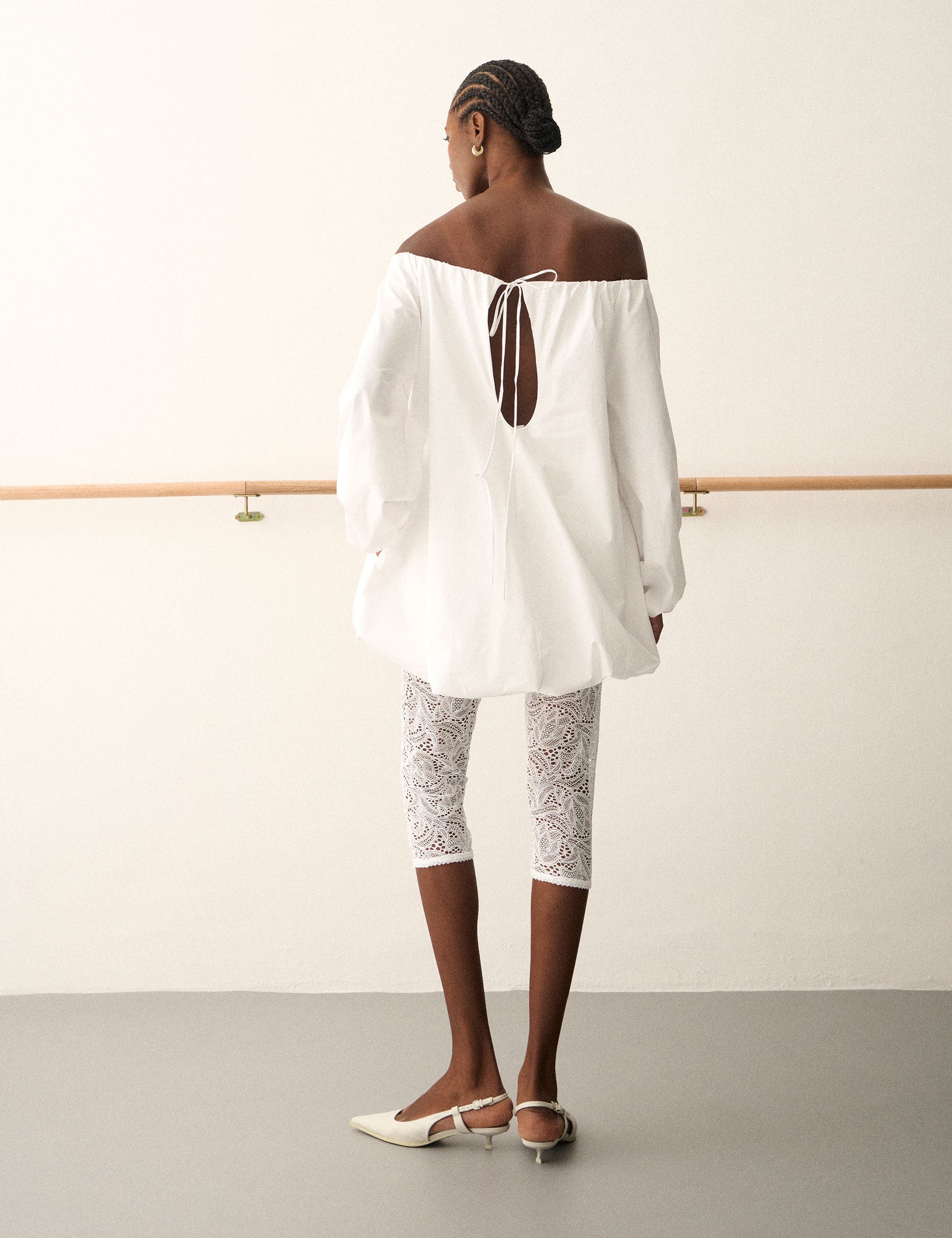 Miniveste Alice Tricoline Off White