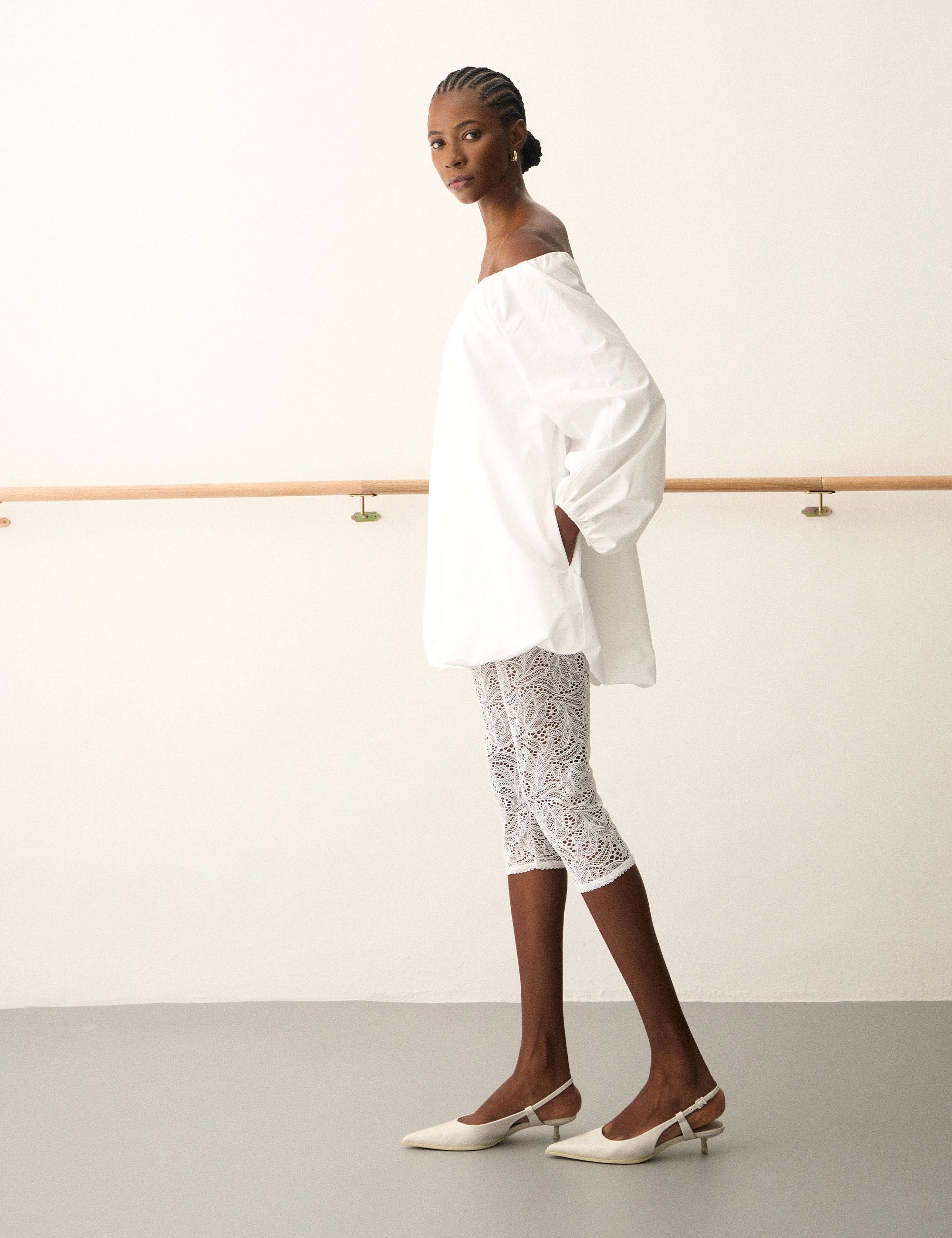 Miniveste Alice Tricoline Off White