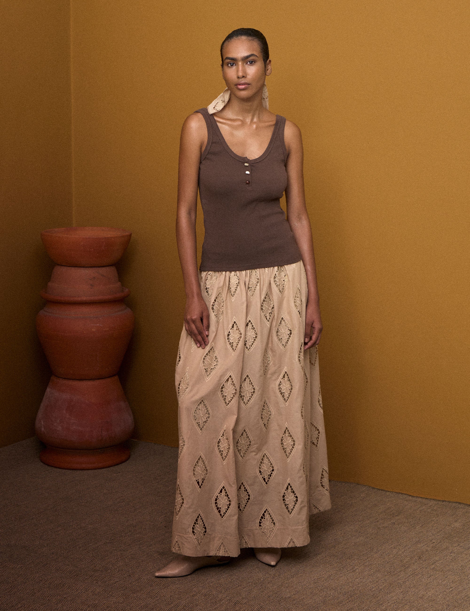 Regata Agatha Canelada Cafe