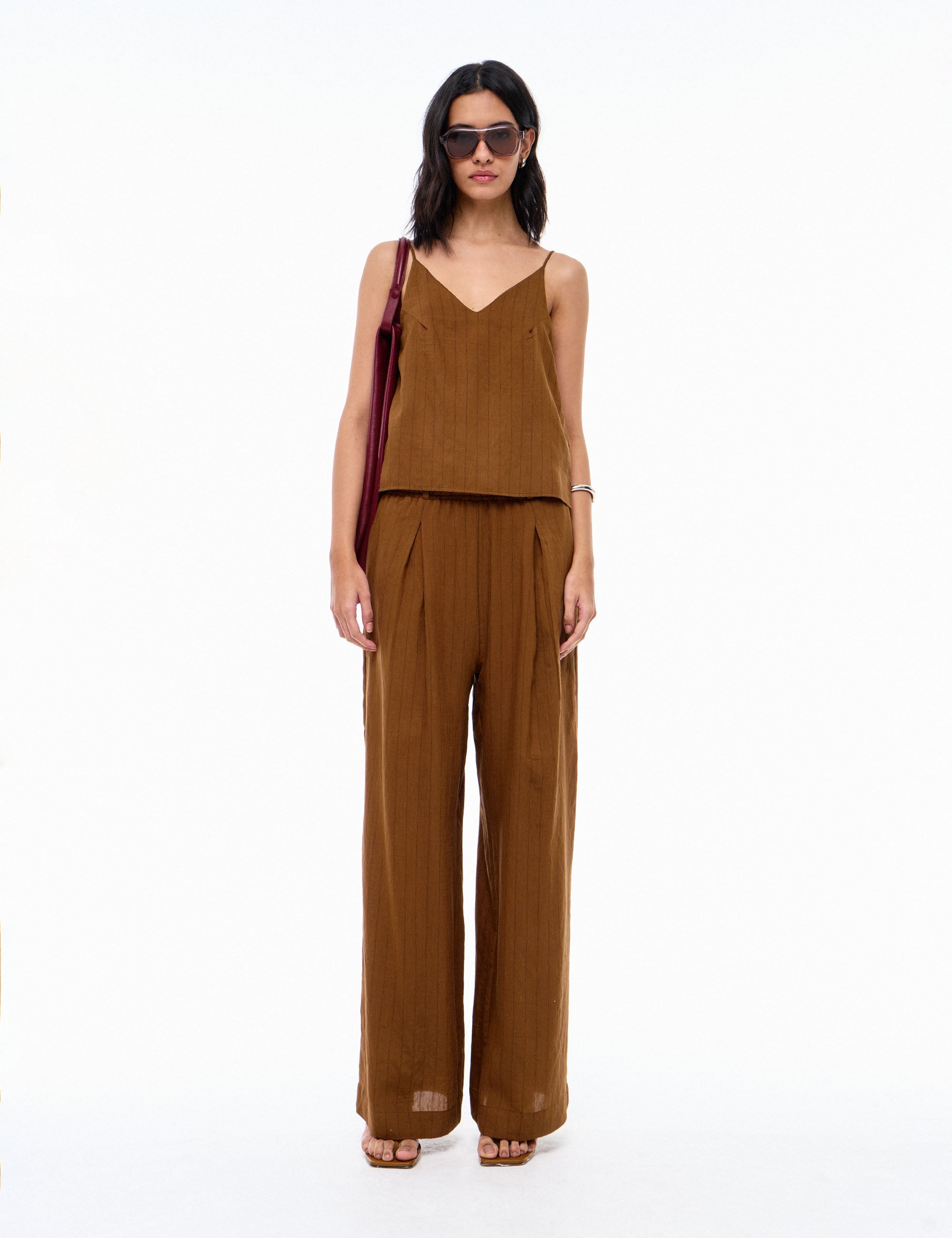 Regata Emanuelly Rayon Marrom
