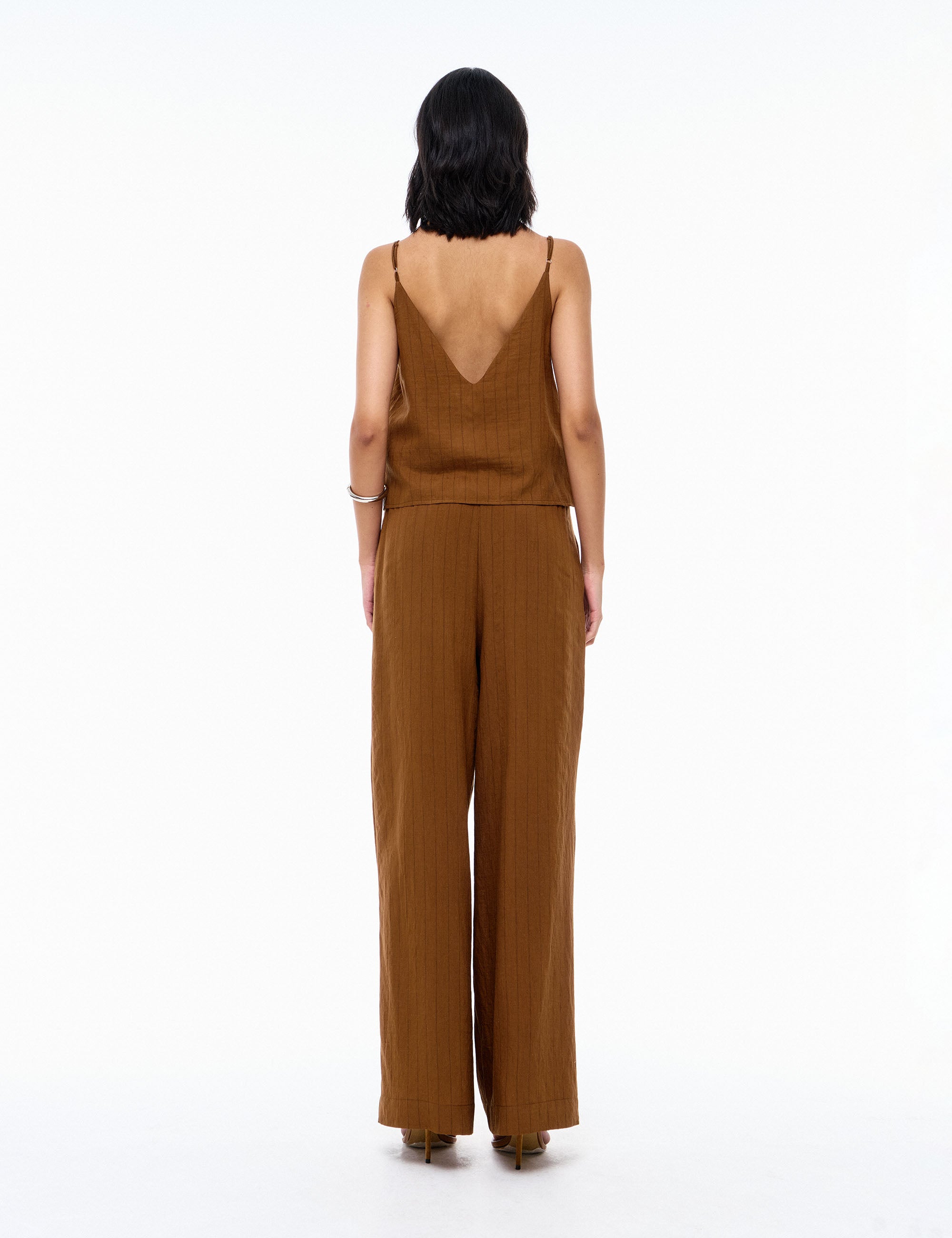 Calça Emanuelly Rayon Marrom
