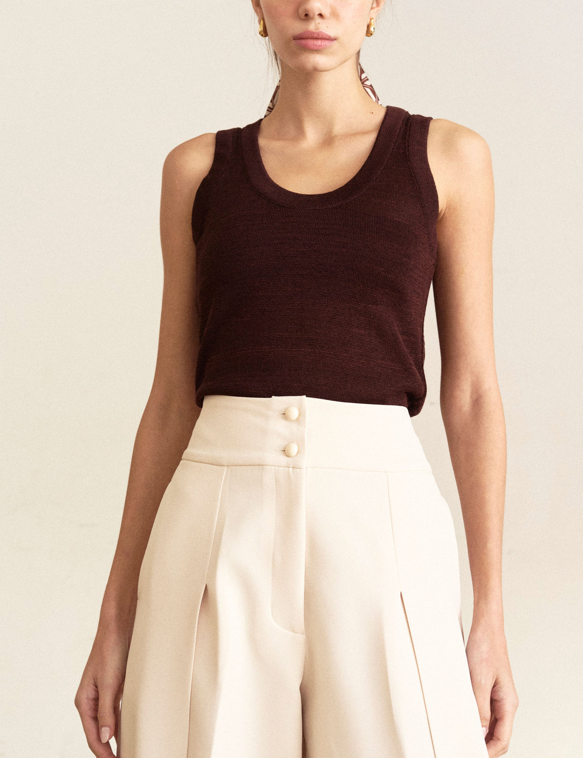 Regata Viscose Tricot Coffee