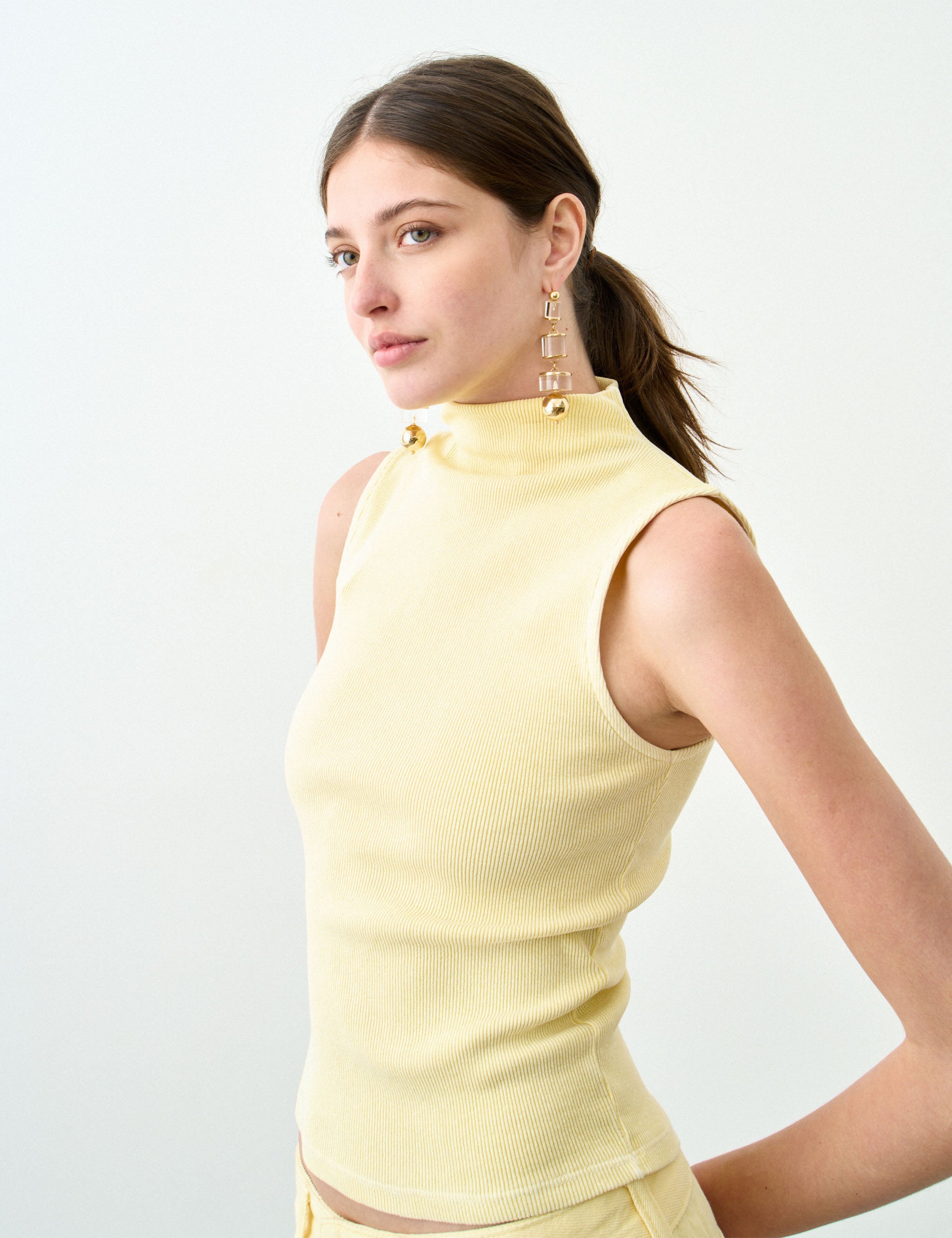 Blusa Camila Confort Amarelo