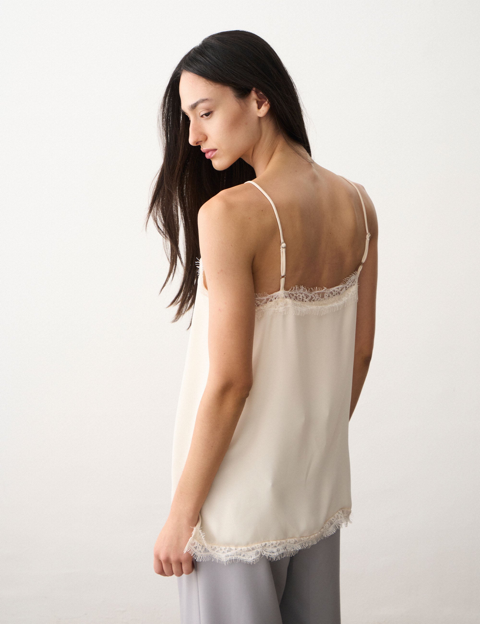 Regata Lingerie Cetim Pérola