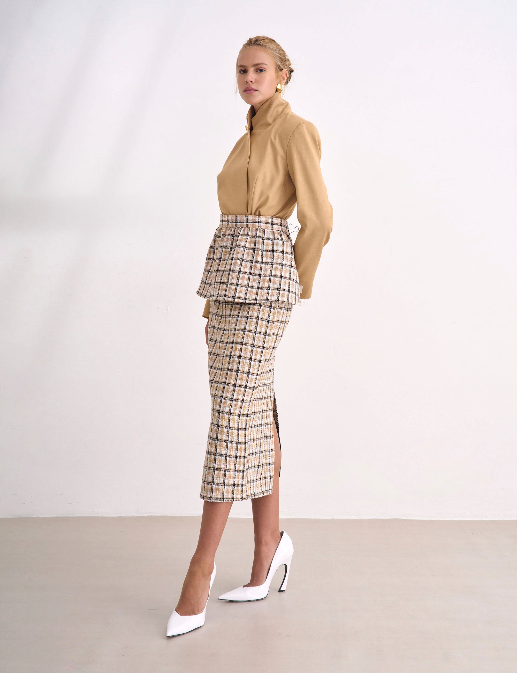 Saia Amy Tweed Bege
