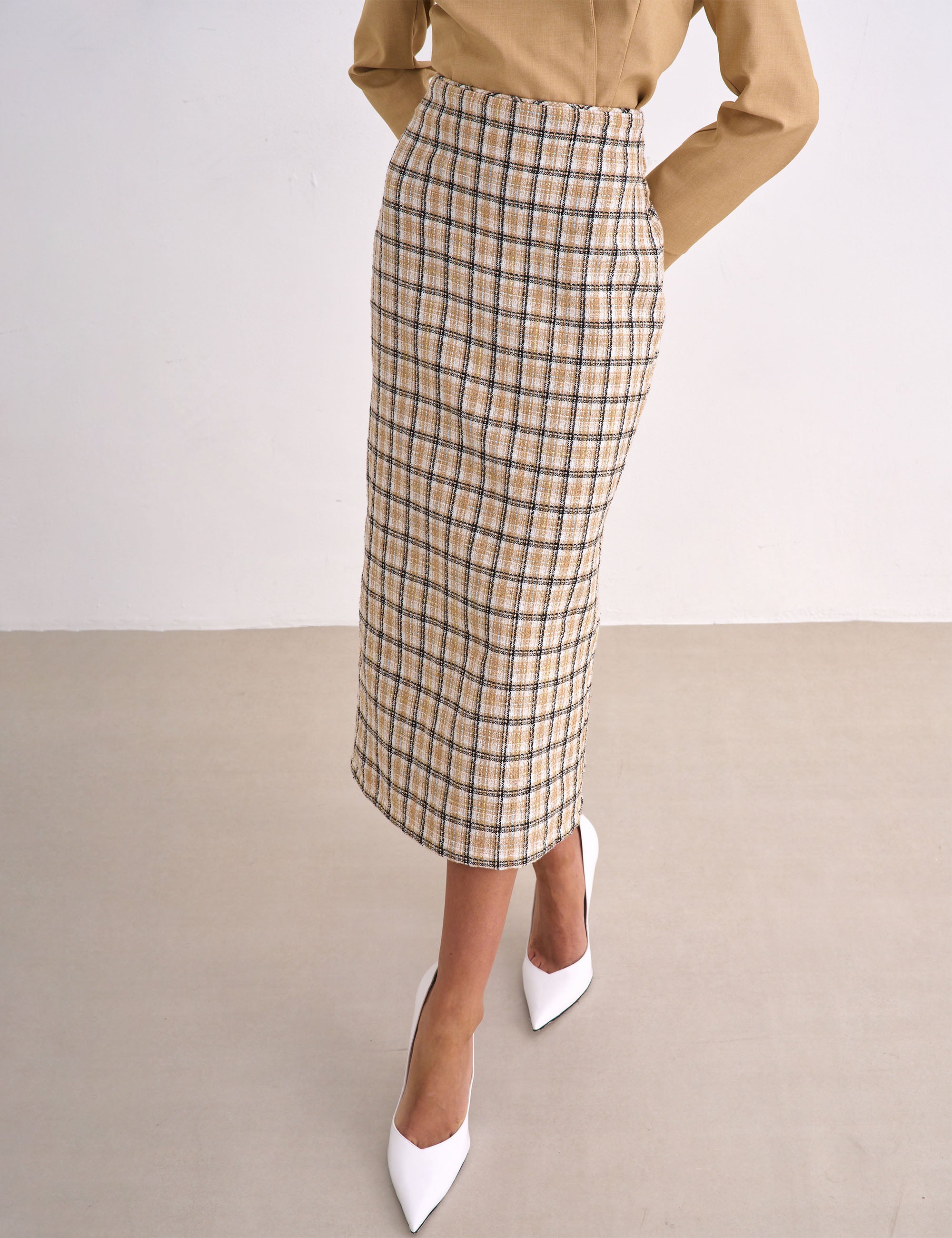 Saia Amy Tweed Bege