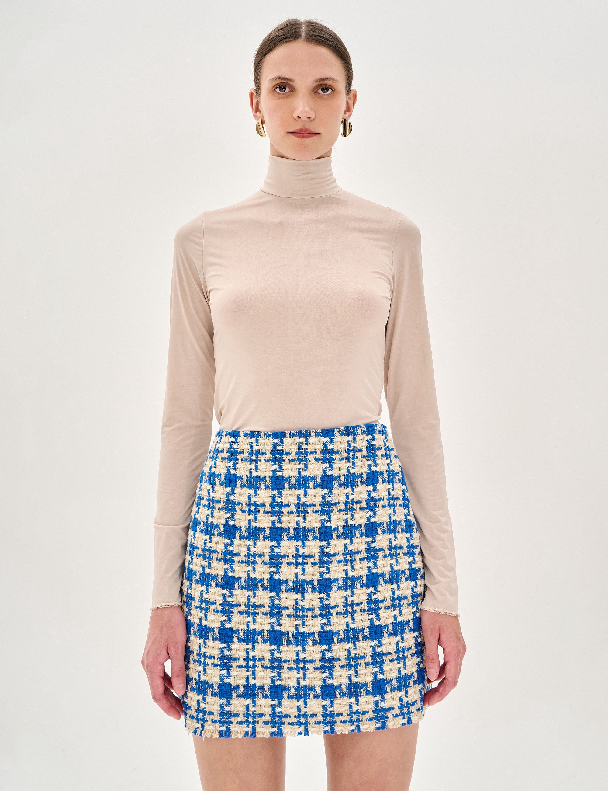 Saia Ashley Tweed Azul