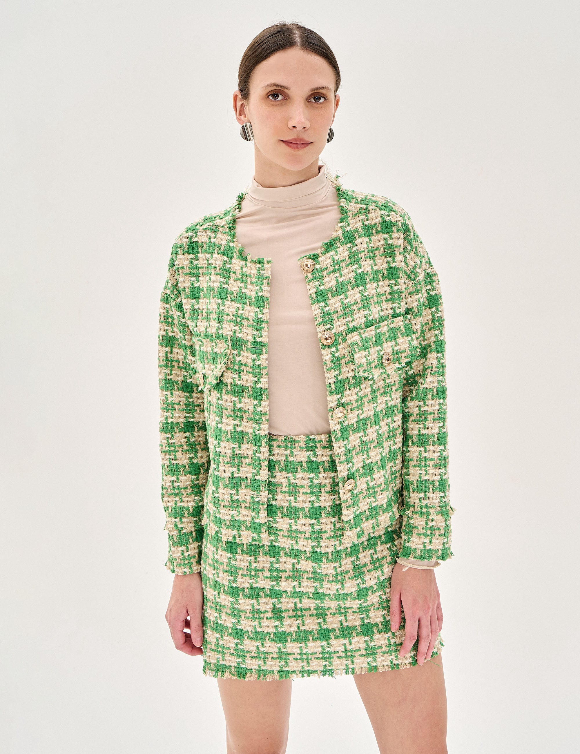 Saia Ashley Tweed Verde