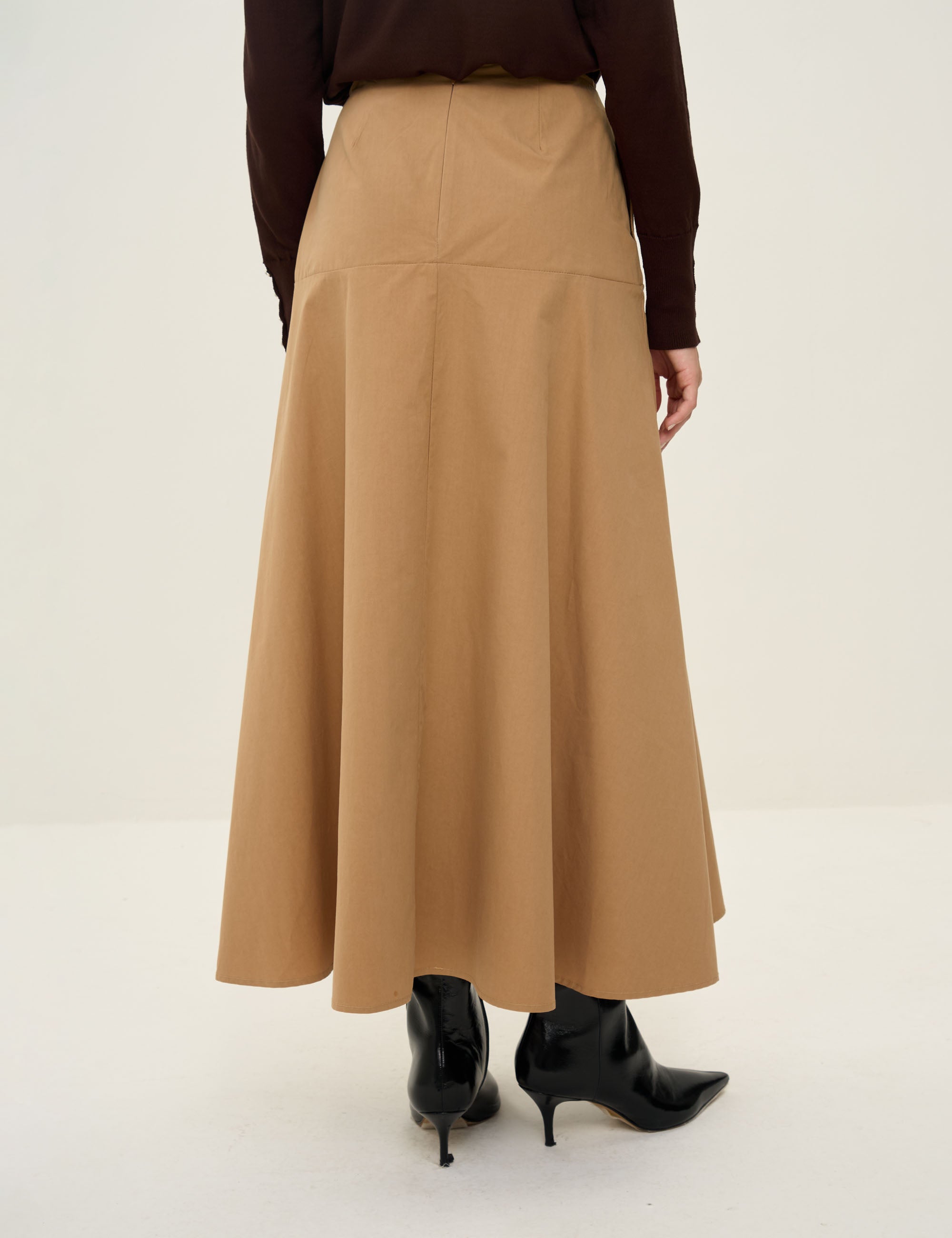Saia Betina Tricoline Camel