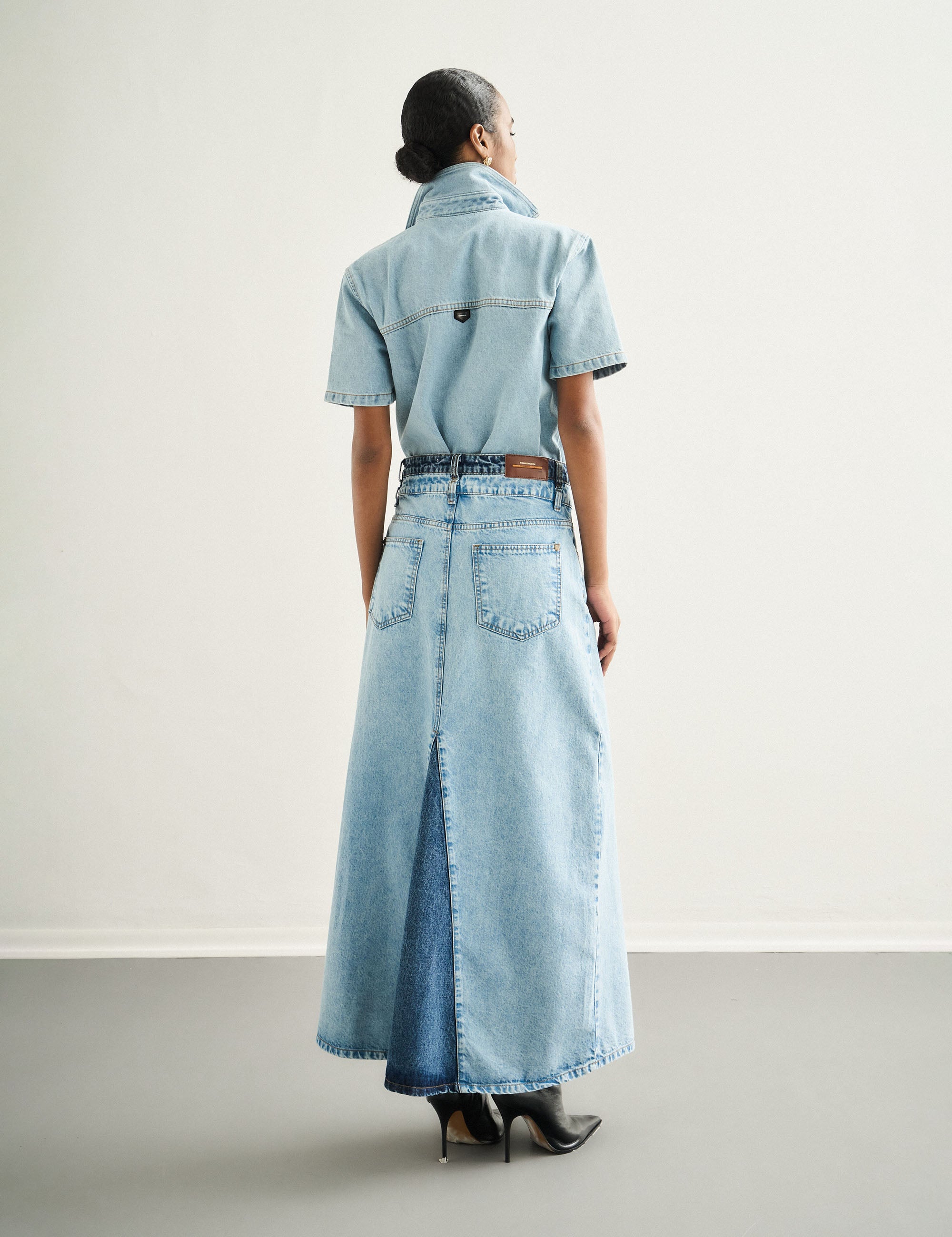 Saia Bicolor Denim