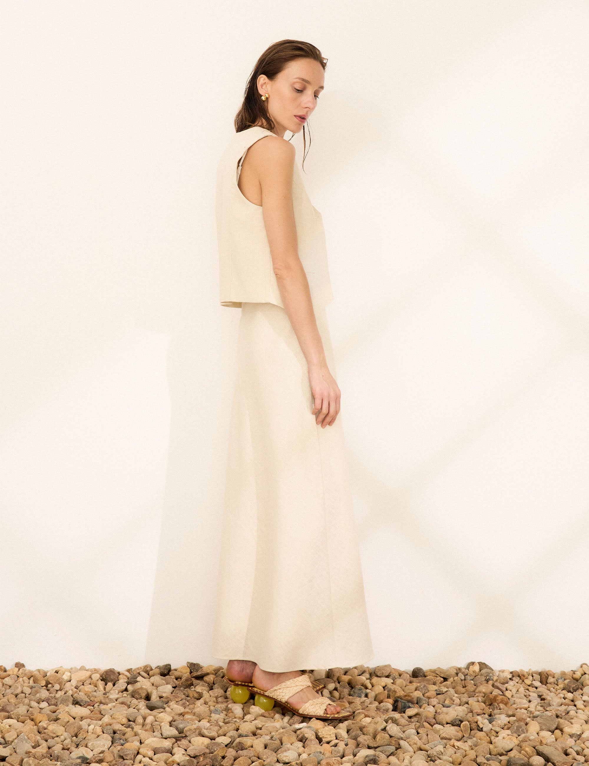 Saia Cora Ramie Areia